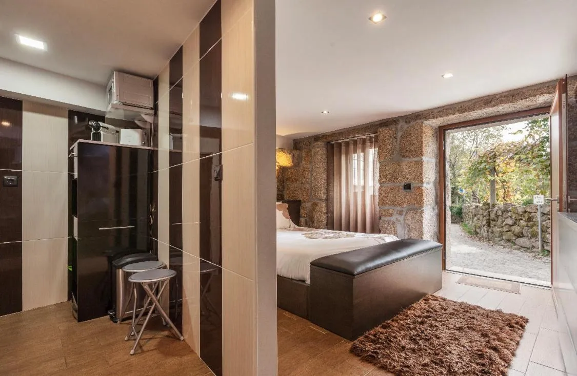 Bed in Casa da Fonte Gerês