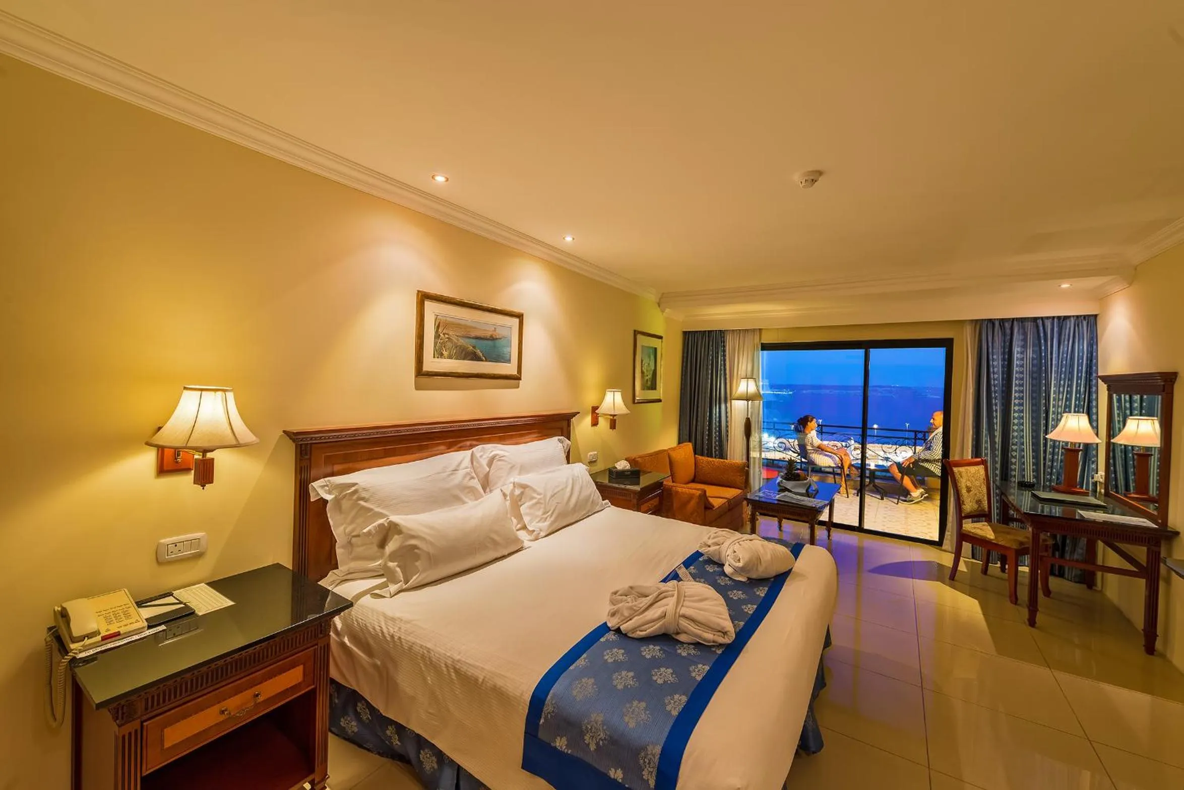 Photo of the whole room, Bed in Grand Hotel Gozo