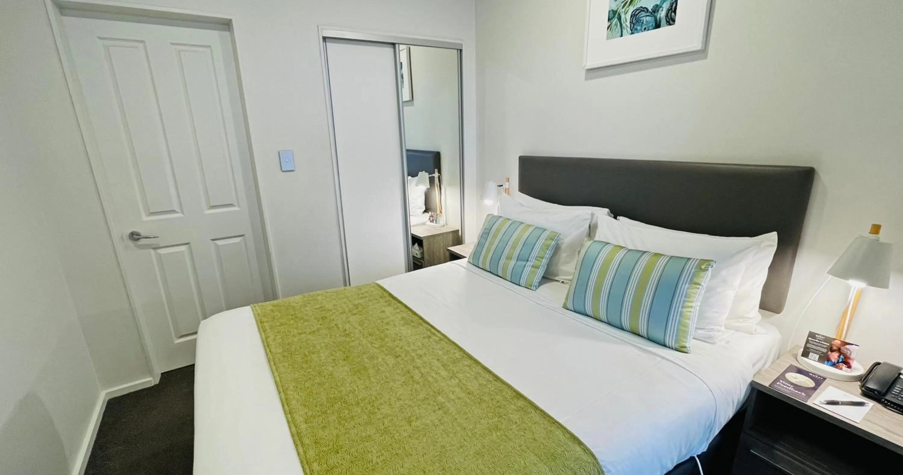 Bed in Quest Atrium Apartment Hotel