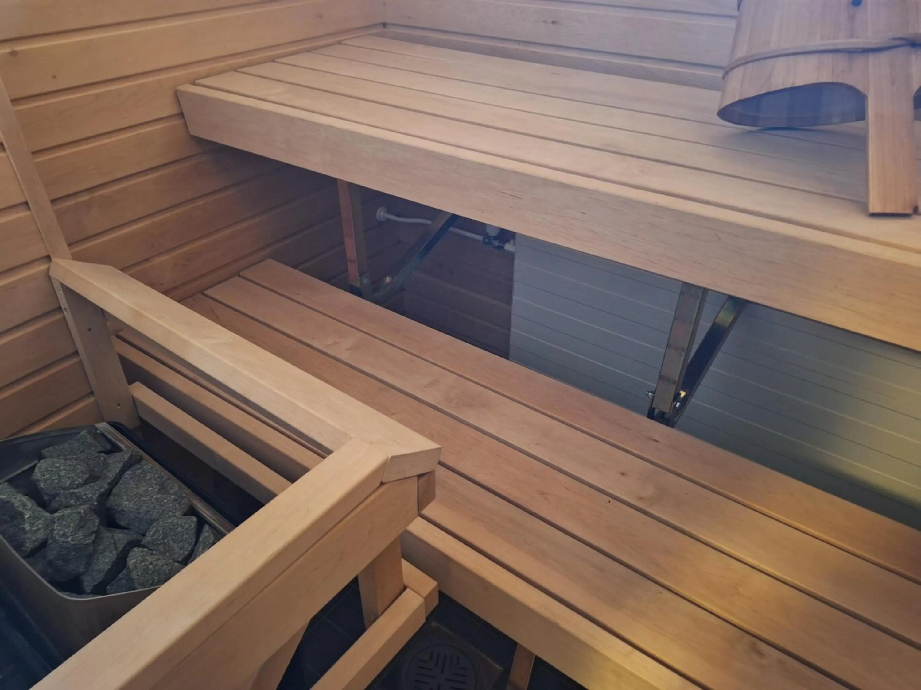 Sauna in Hotelli Pogostan Hovi