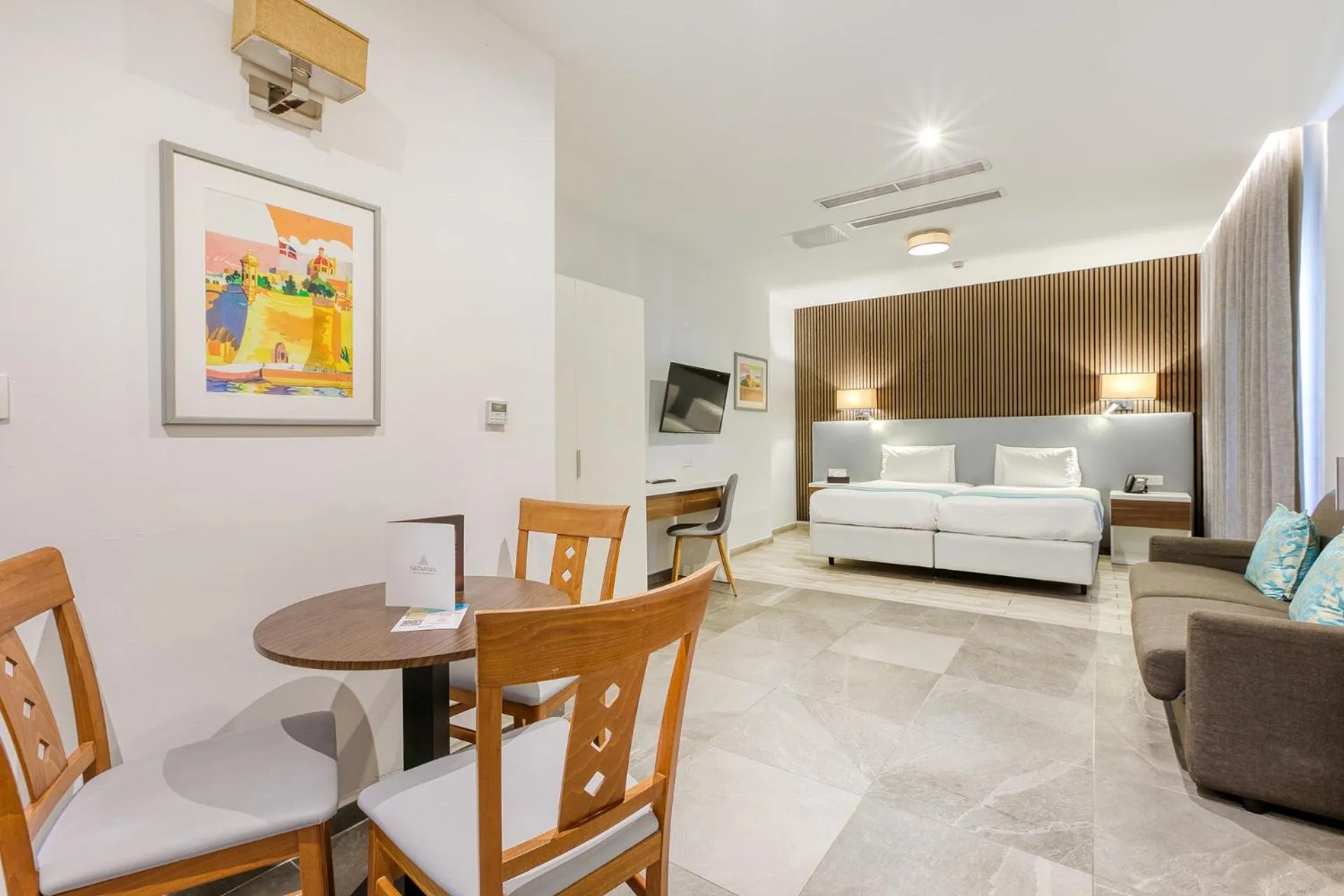 Bed in Solana Hotel & Spa