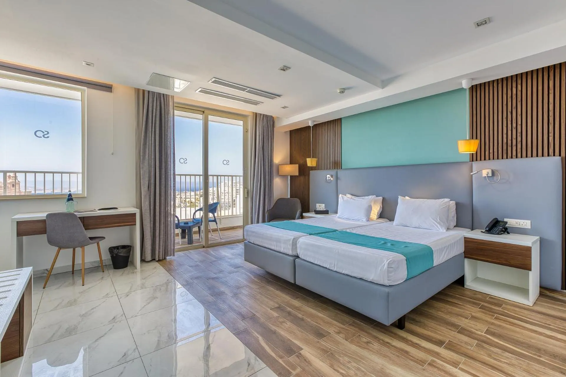 Bed in Solana Hotel & Spa