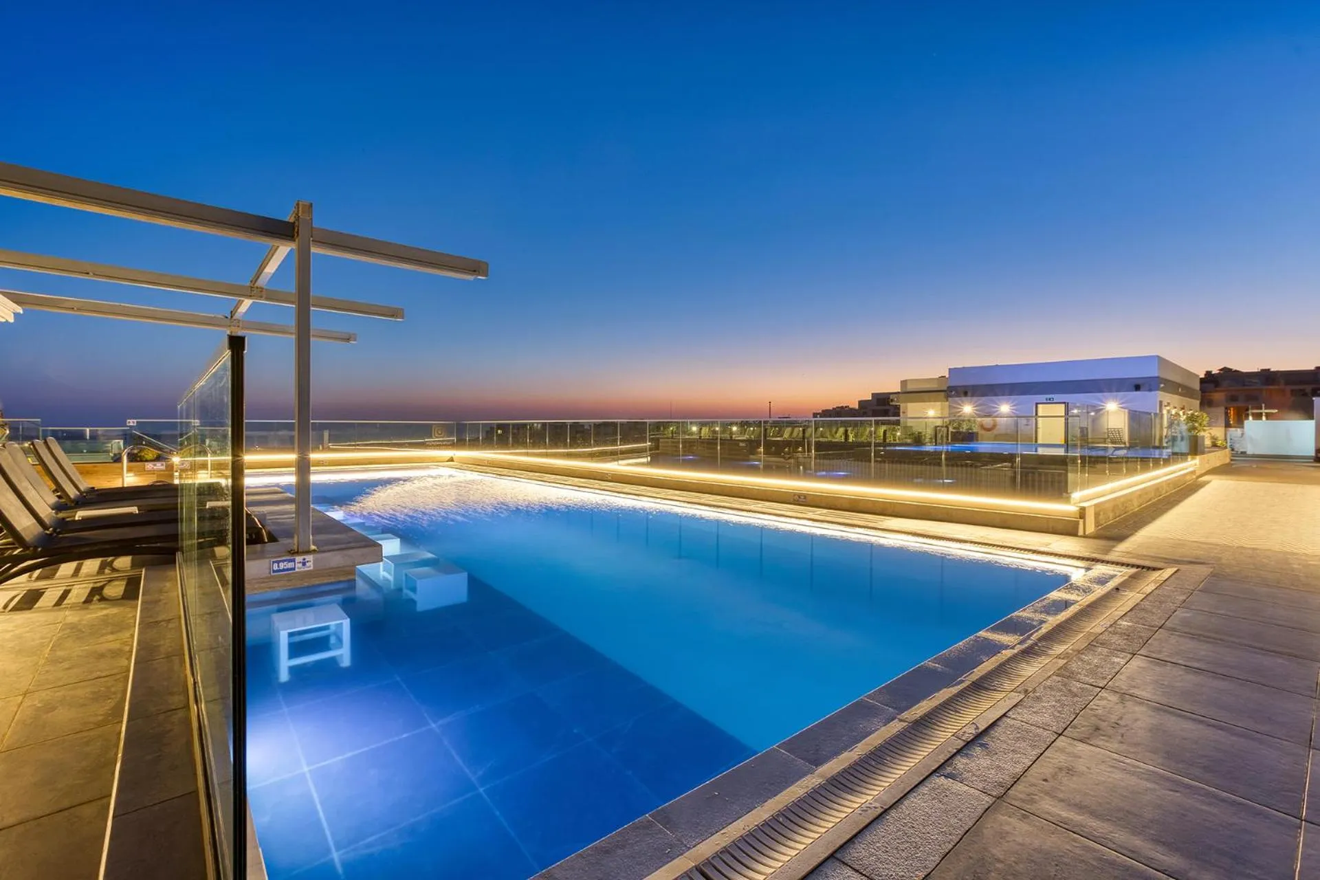 Pool view in Solana Hotel & Spa