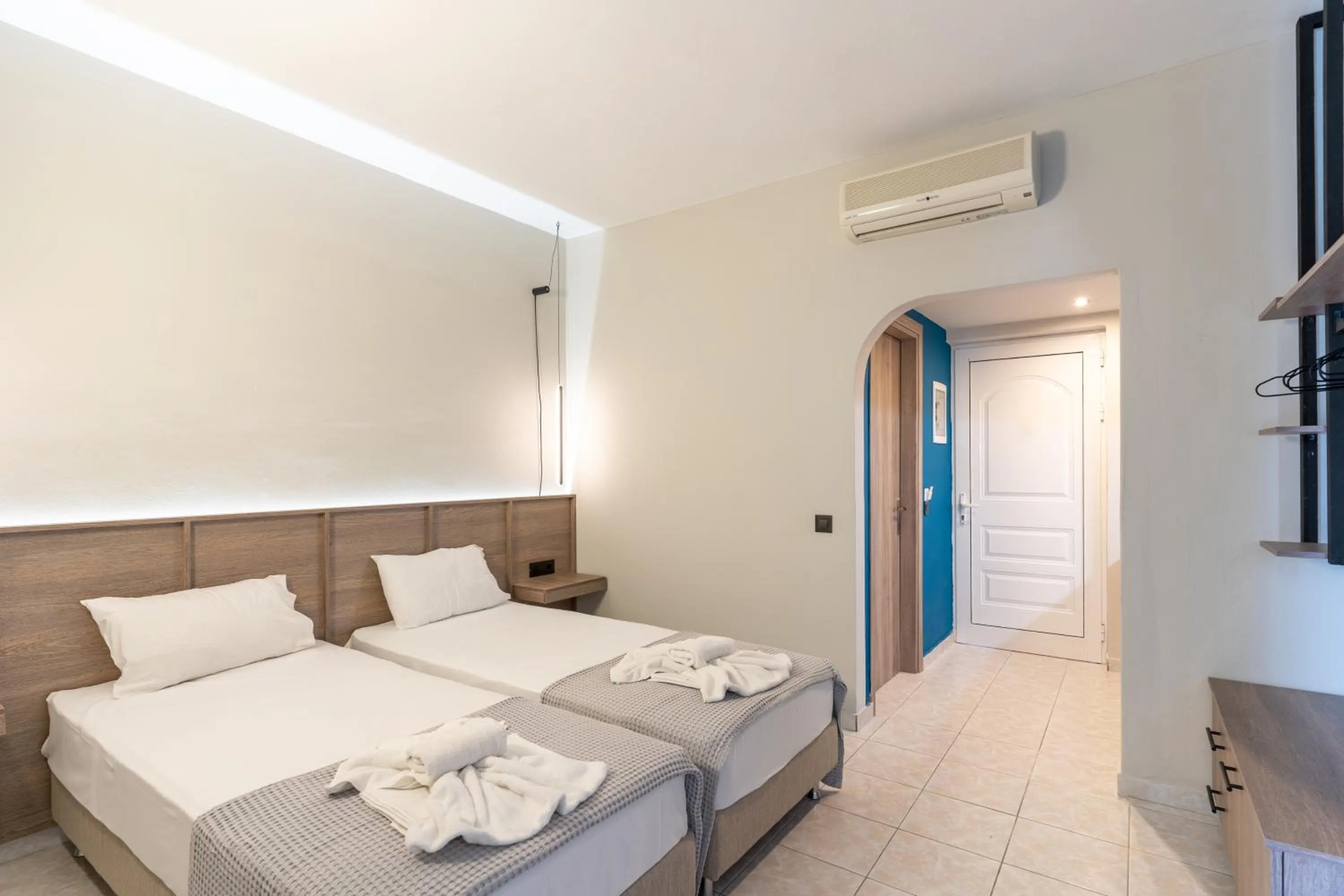 Bedroom, Bed in Hera Zakynthos Hotel