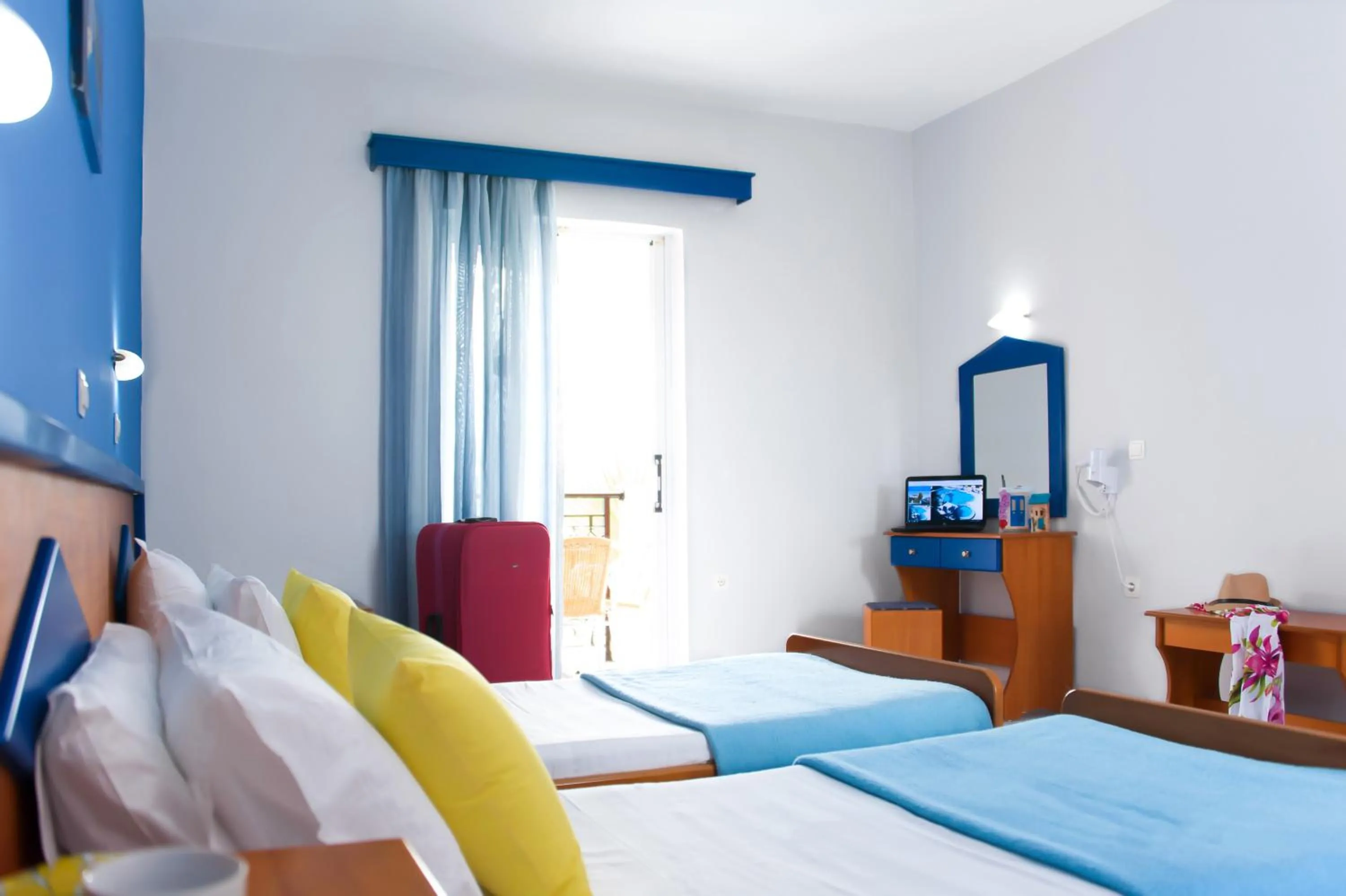 Bed in Hera Zakynthos Hotel