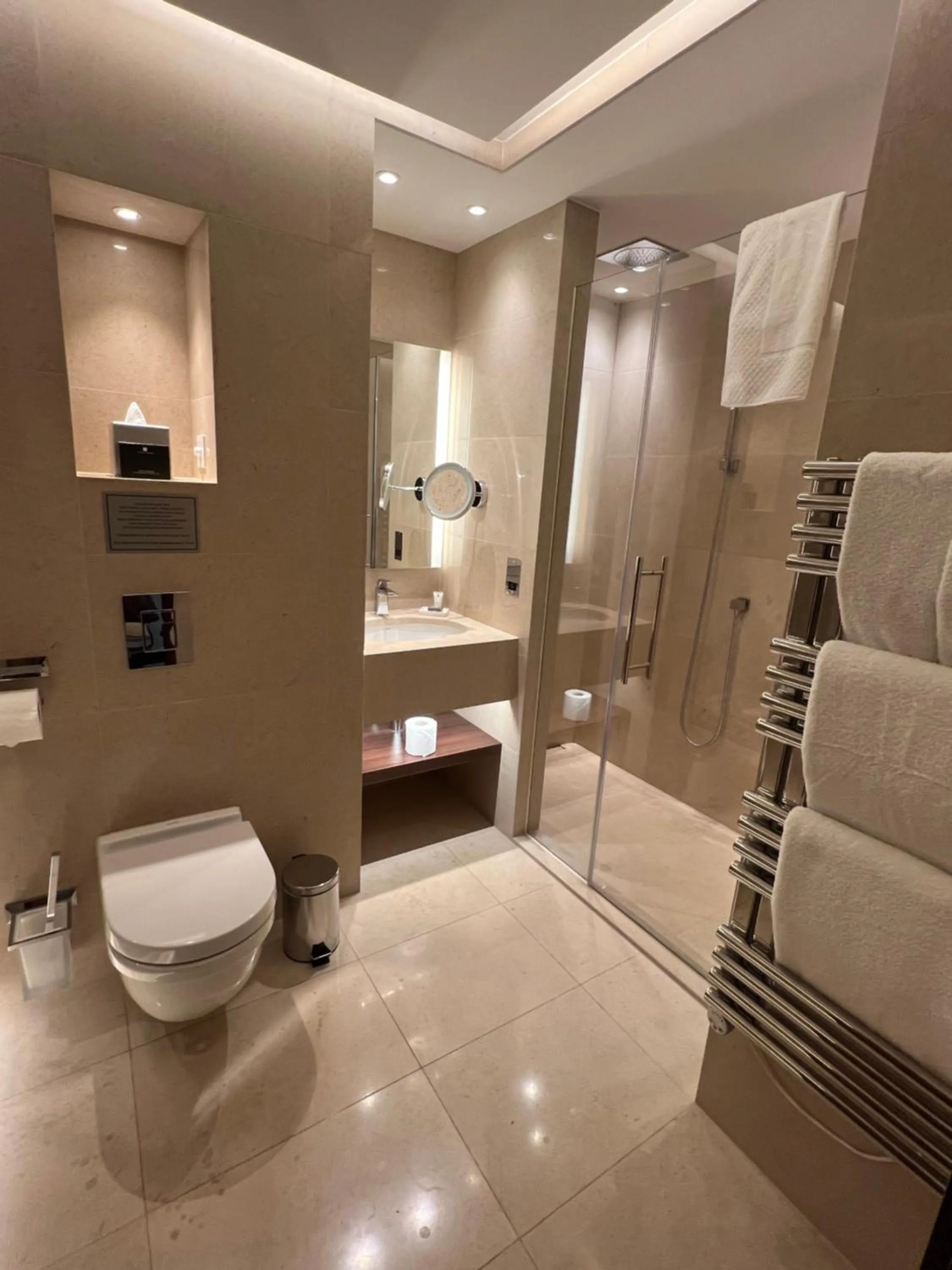 Shower in One Warwick Park Hotel