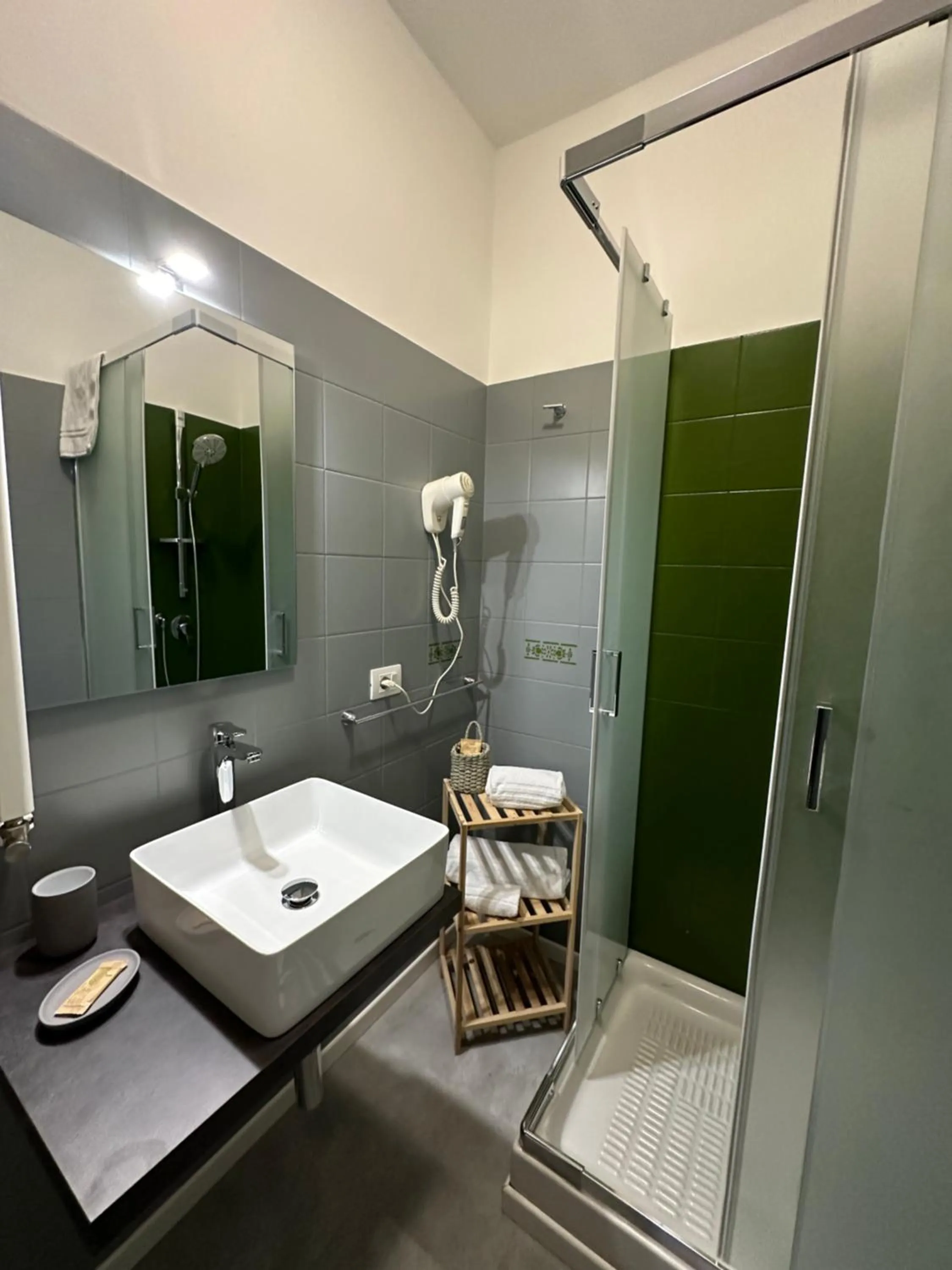 Shower in B&B I Puritani