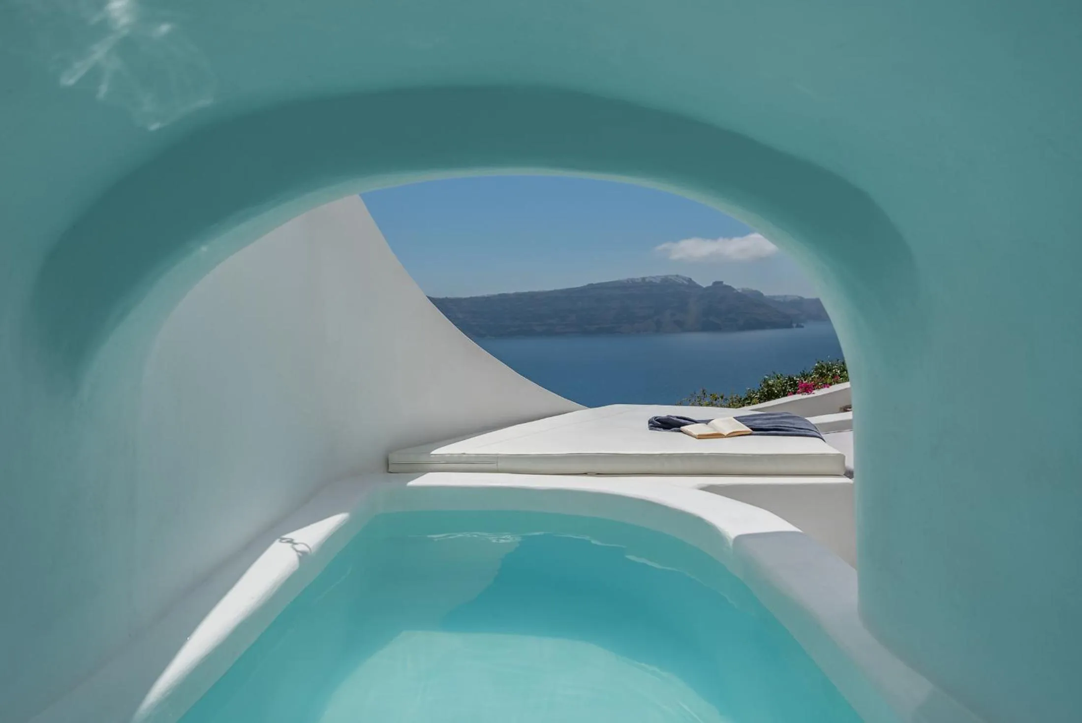 Pool view in Chelidonia Luxury Suites