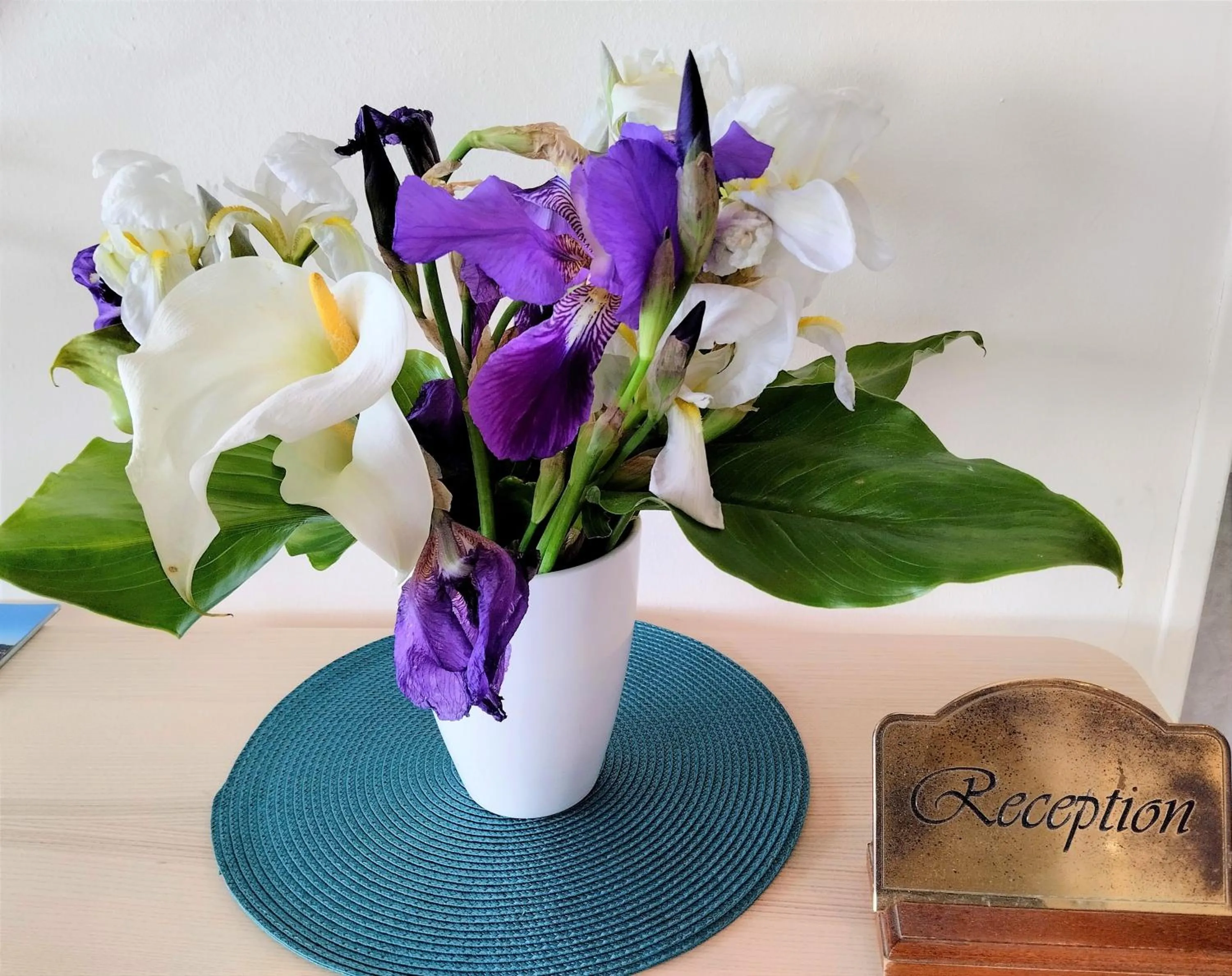 Lobby or reception in Hôtel Le Dauphin