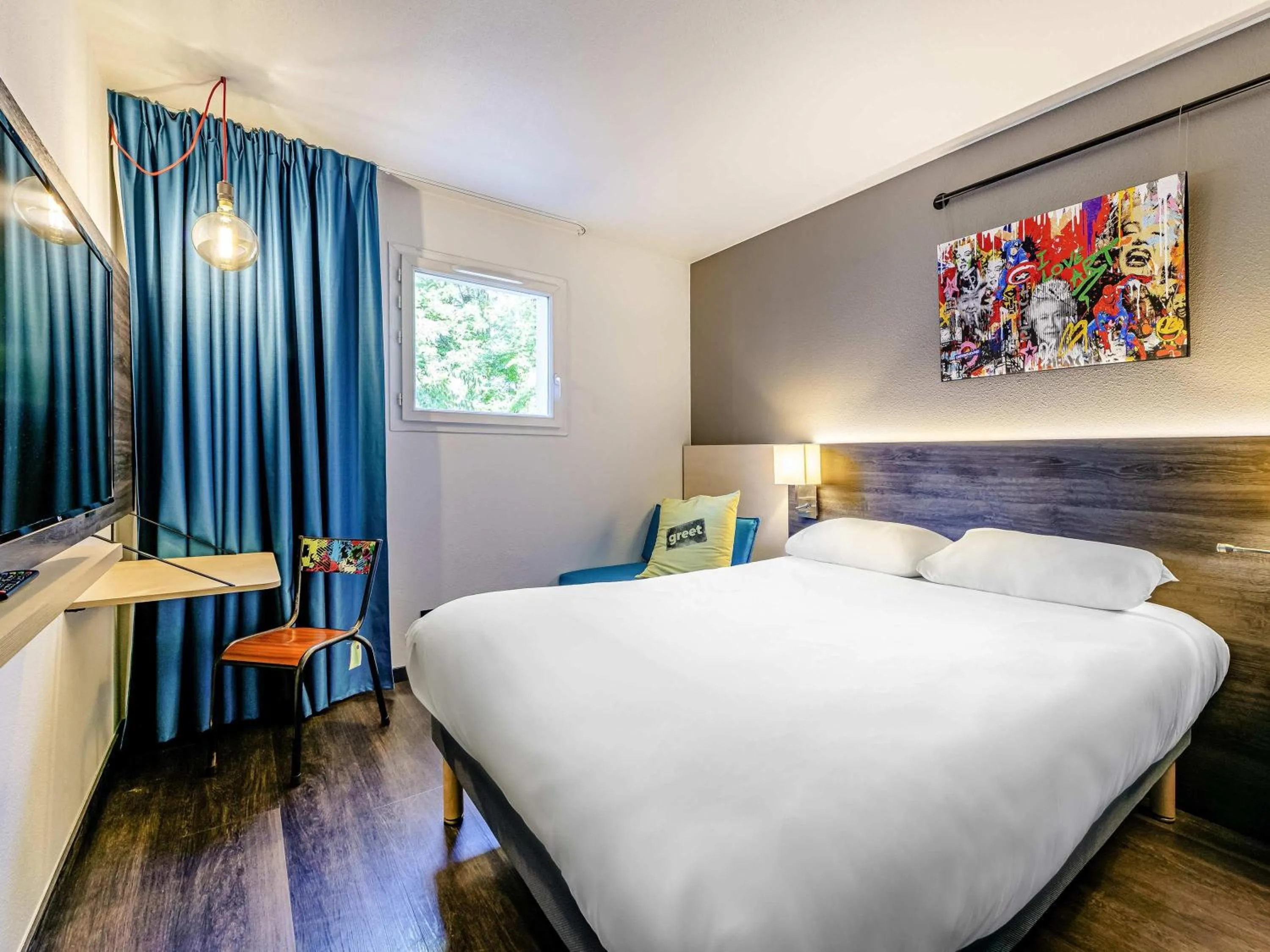 Bedroom, Bed in Greet Hotel Bordeaux Floirac Arena