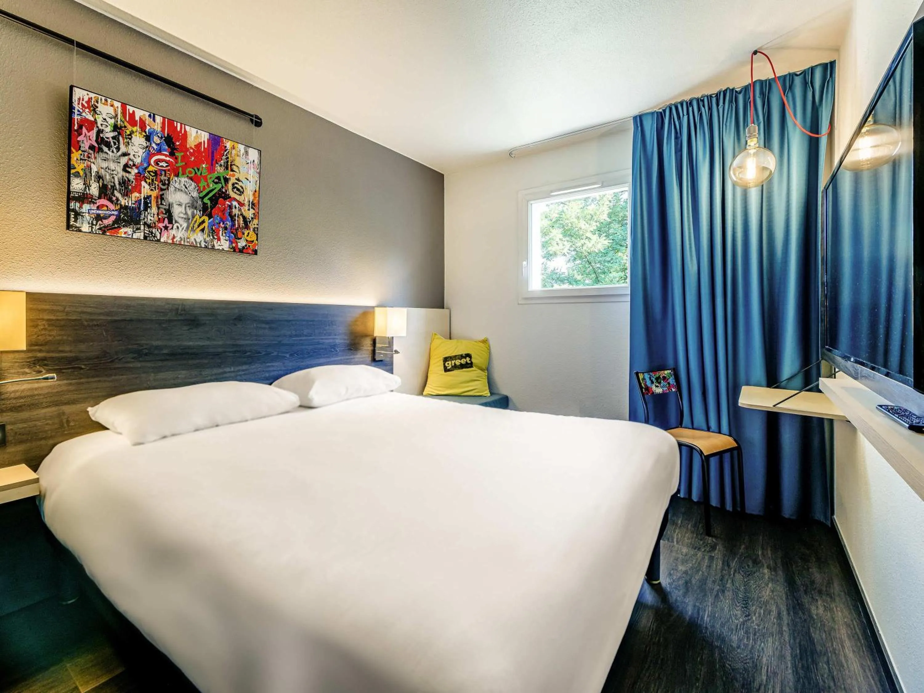 Bedroom, Bed in Greet Hotel Bordeaux Floirac Arena