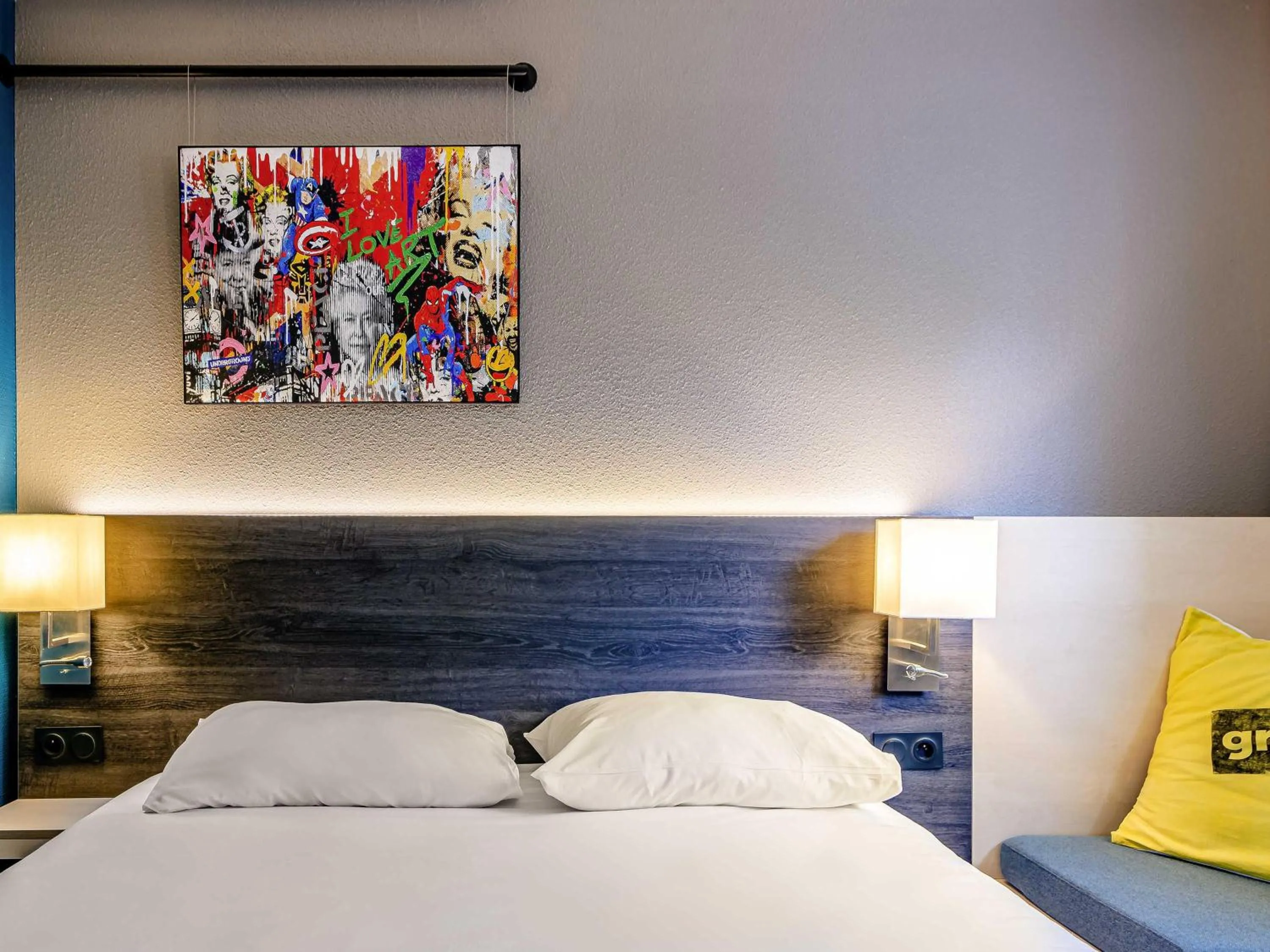 Bedroom, Bed in Greet Hotel Bordeaux Floirac Arena