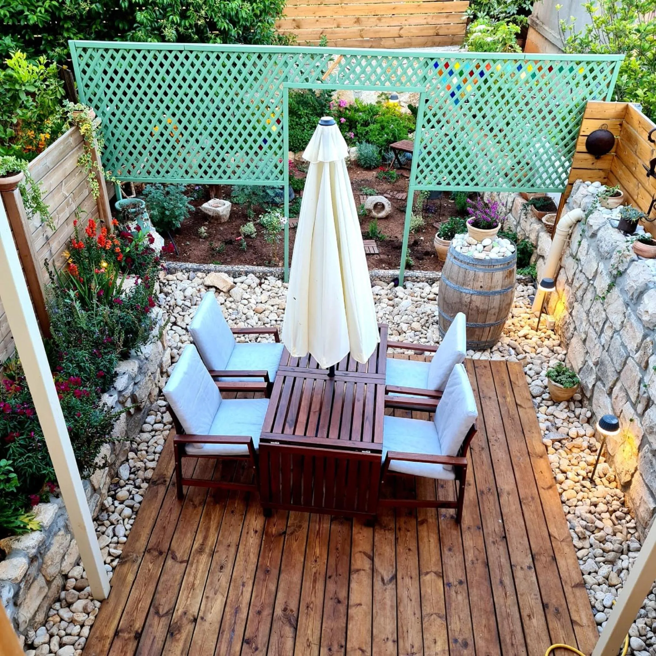 Patio in Khalil lane in the Village