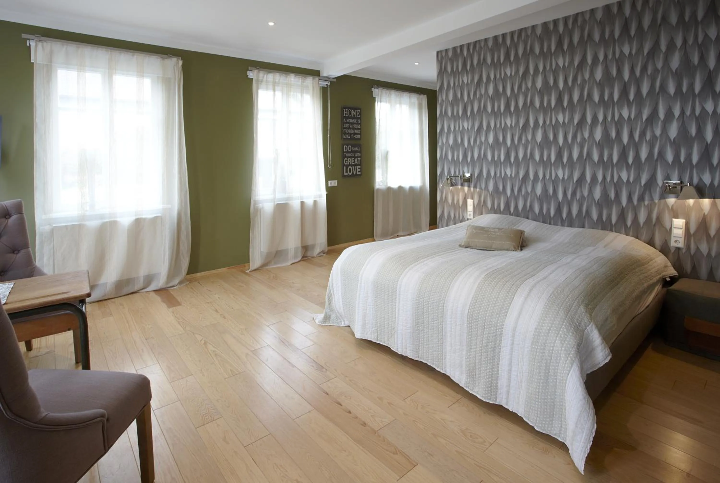 Bed in Villa Delange