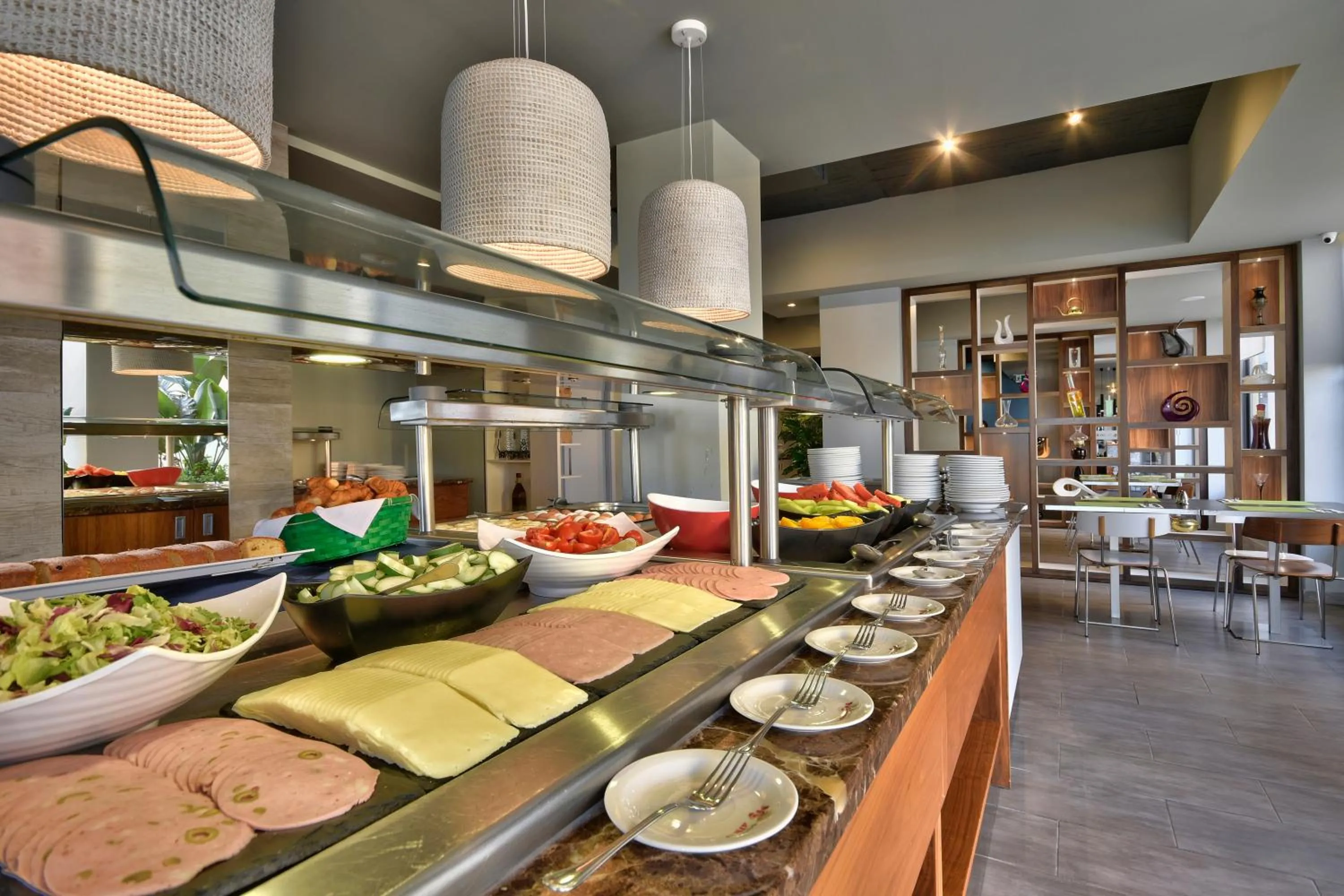 Continental breakfast in Luna Holiday Complex