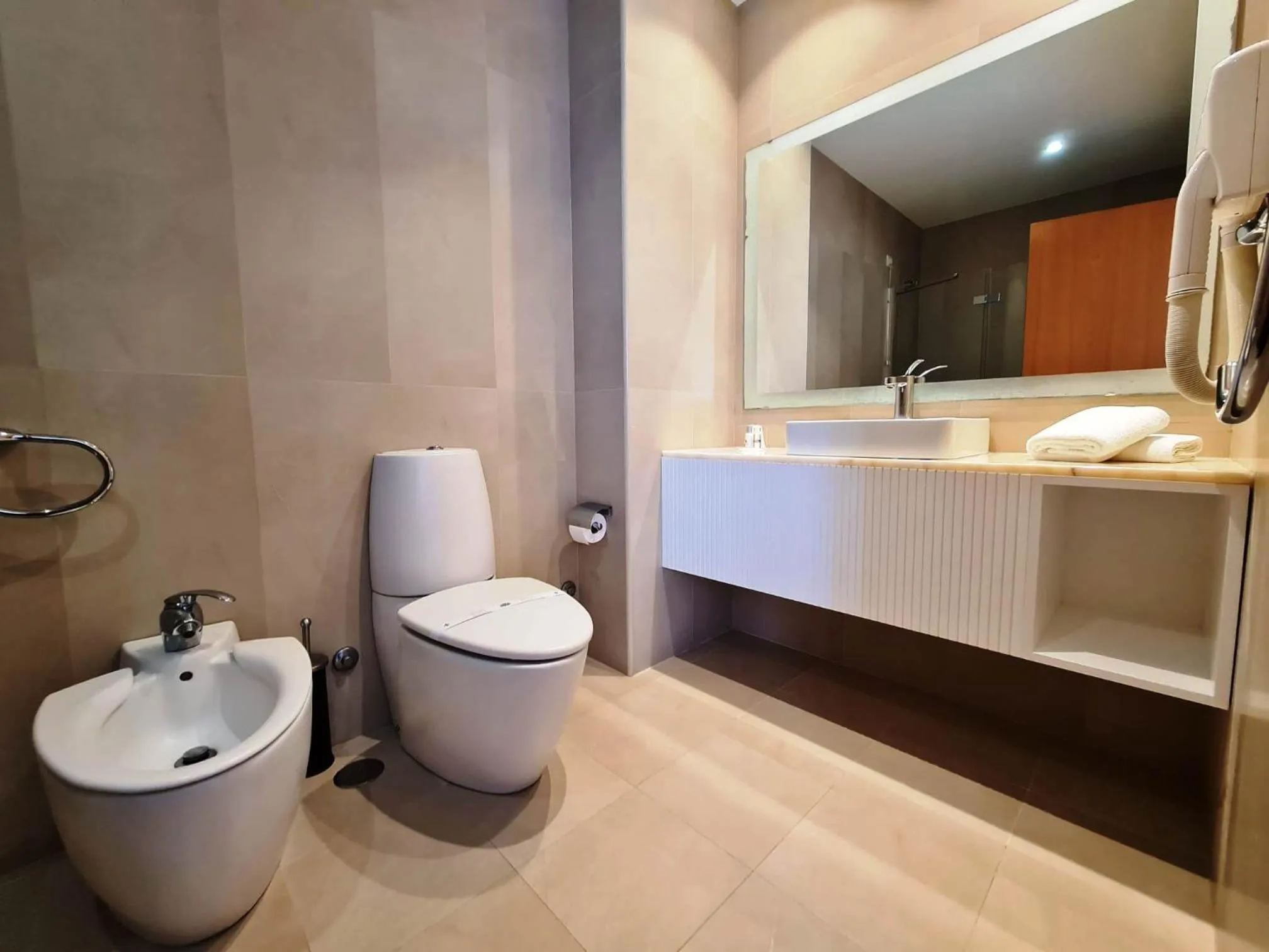 Toilet in Hotel Albergaria Borges