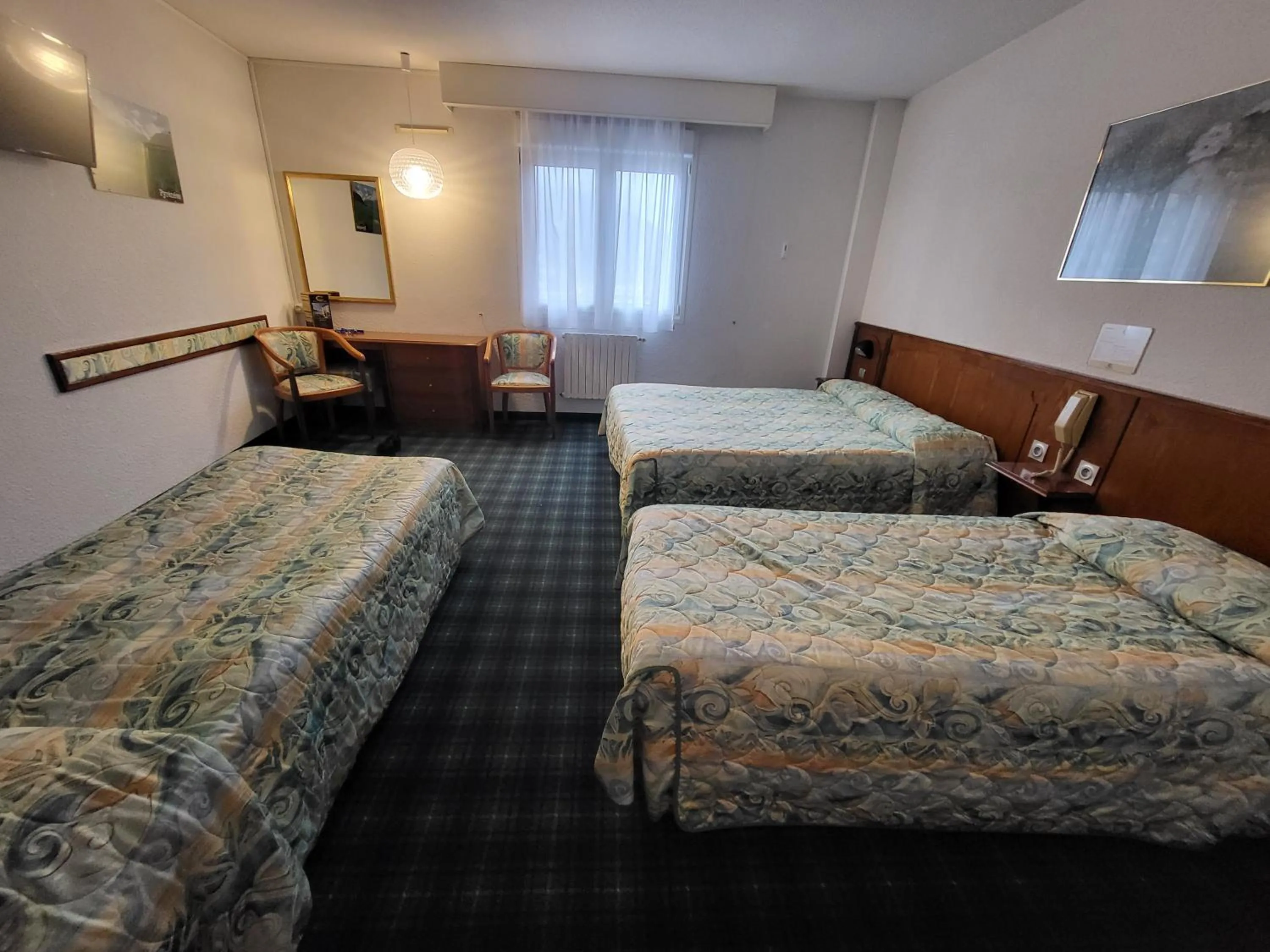 Bed in Hôtel Christ Roi