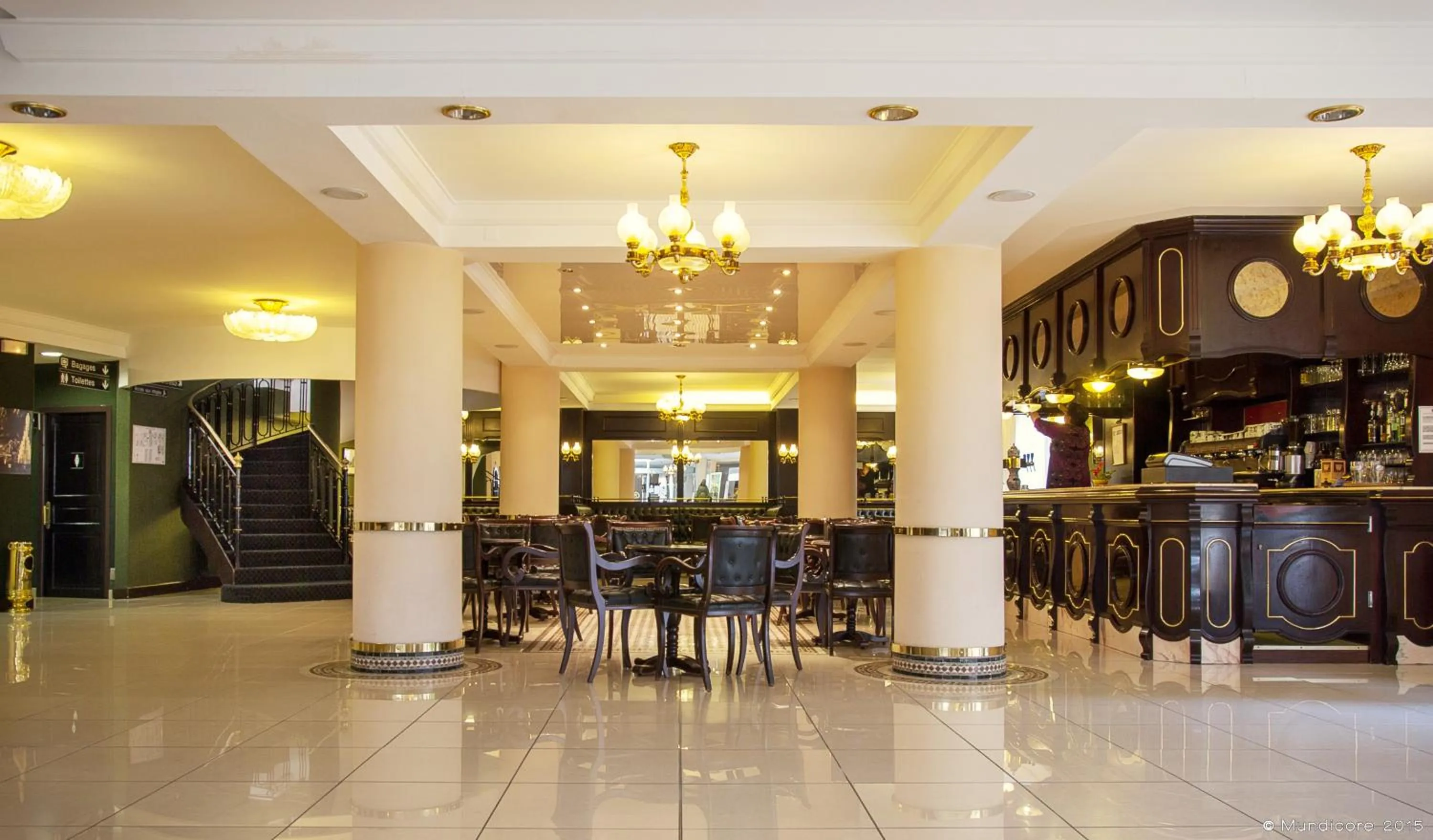 Lobby or reception in Hôtel Christ Roi