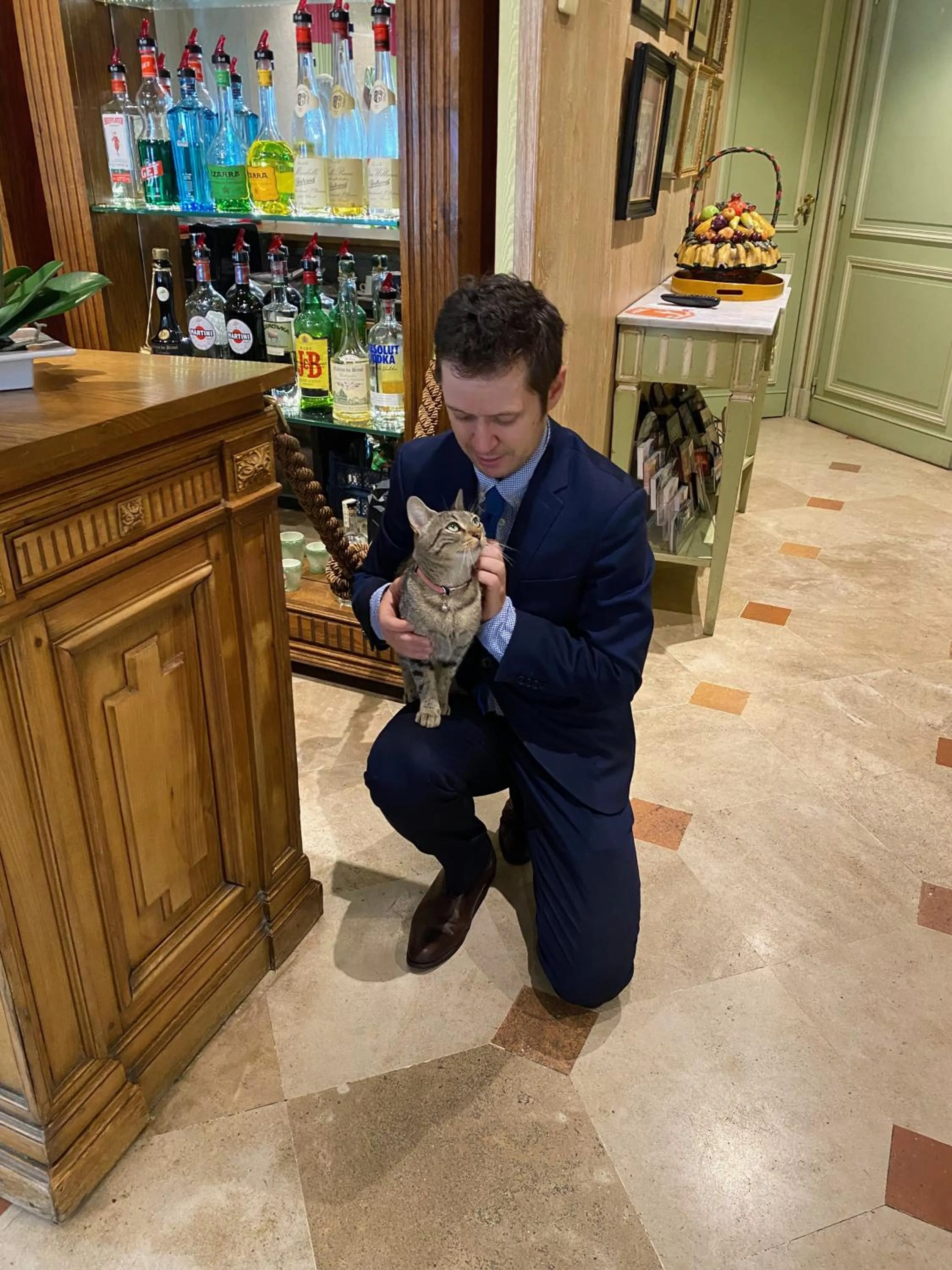 Lobby or reception in Le Relais Médicis