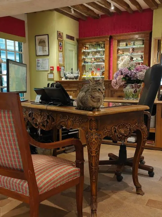 Lobby or reception in Le Relais Médicis