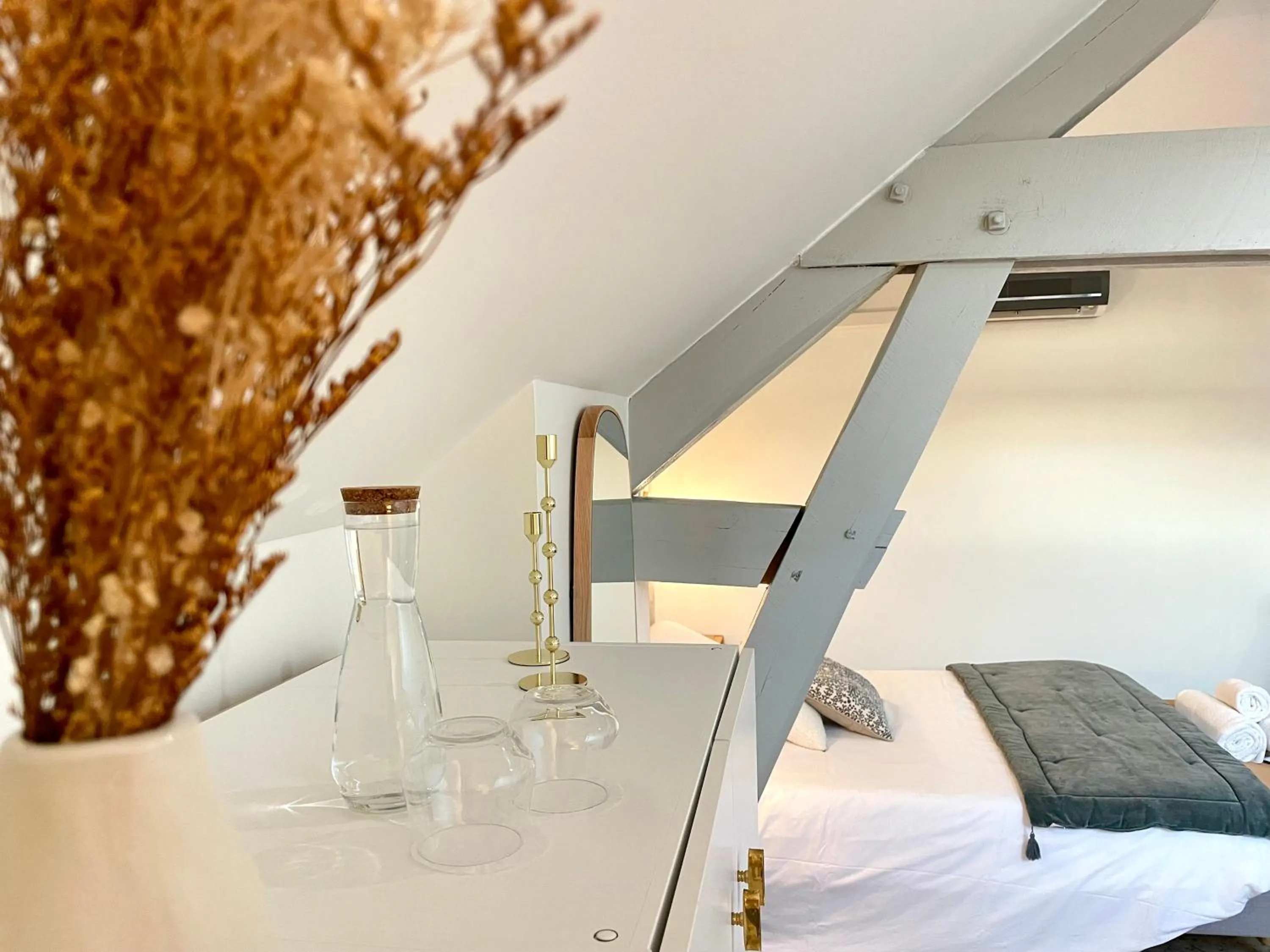 View (from property/room), Bed in Villa de la Croix - Maison d'hôtes à 4 minutes de l'A26 avec parking