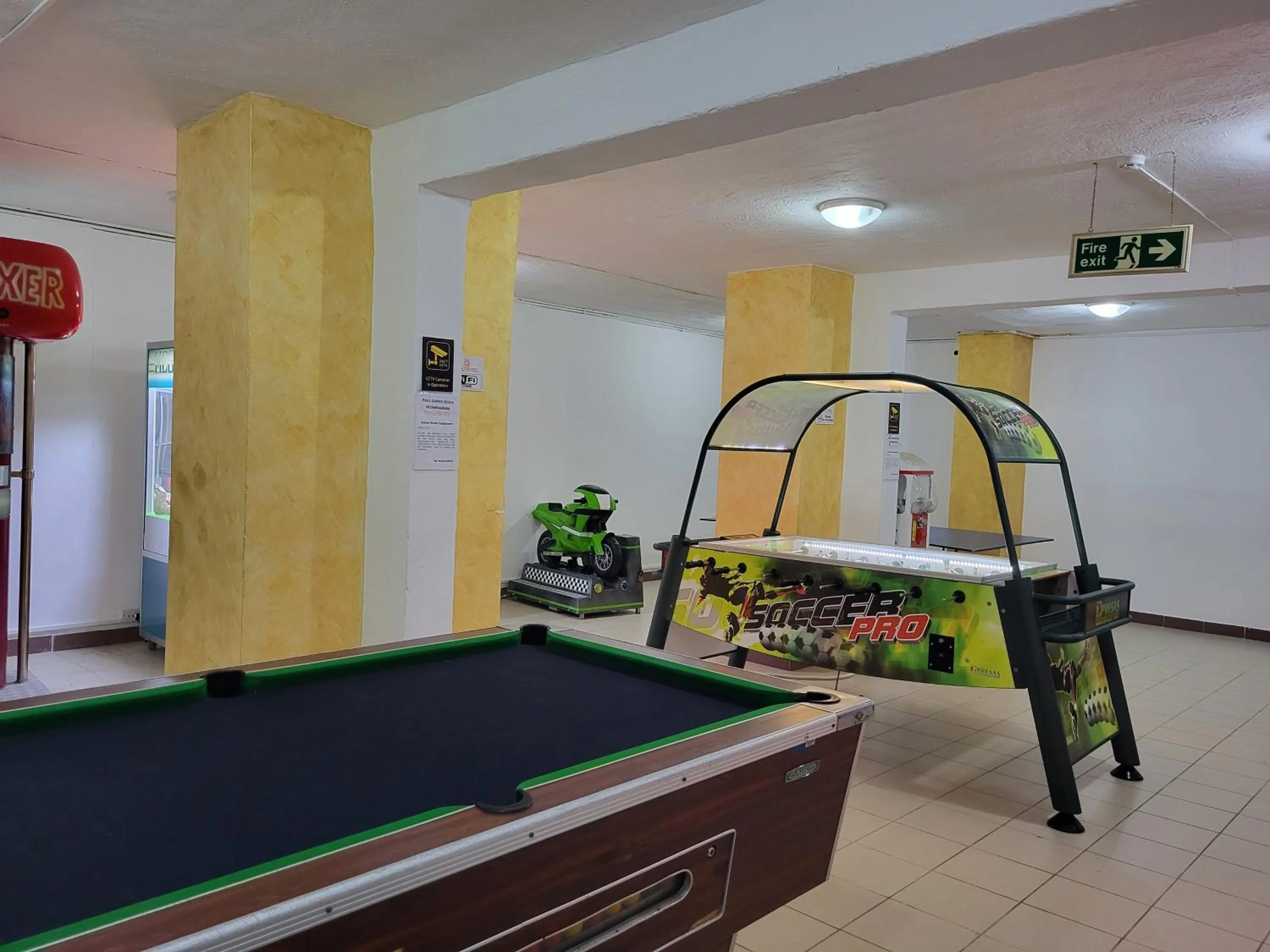 Game Room in Topaz Hotel