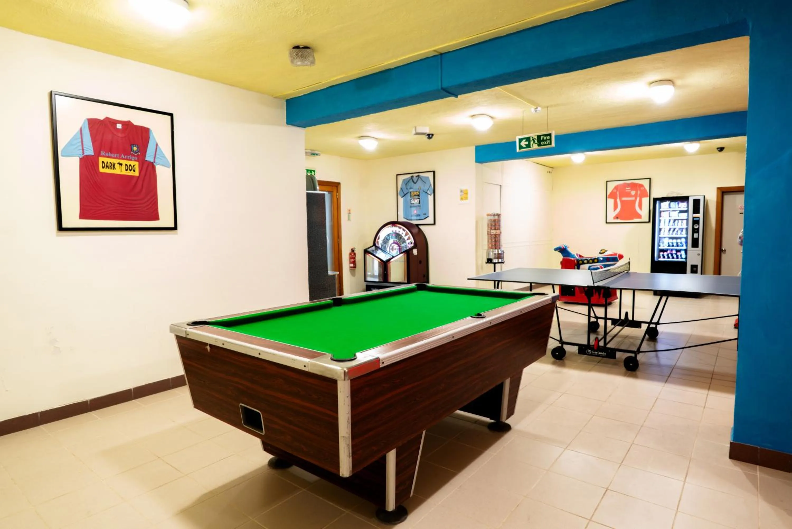 Game Room in Topaz Hotel