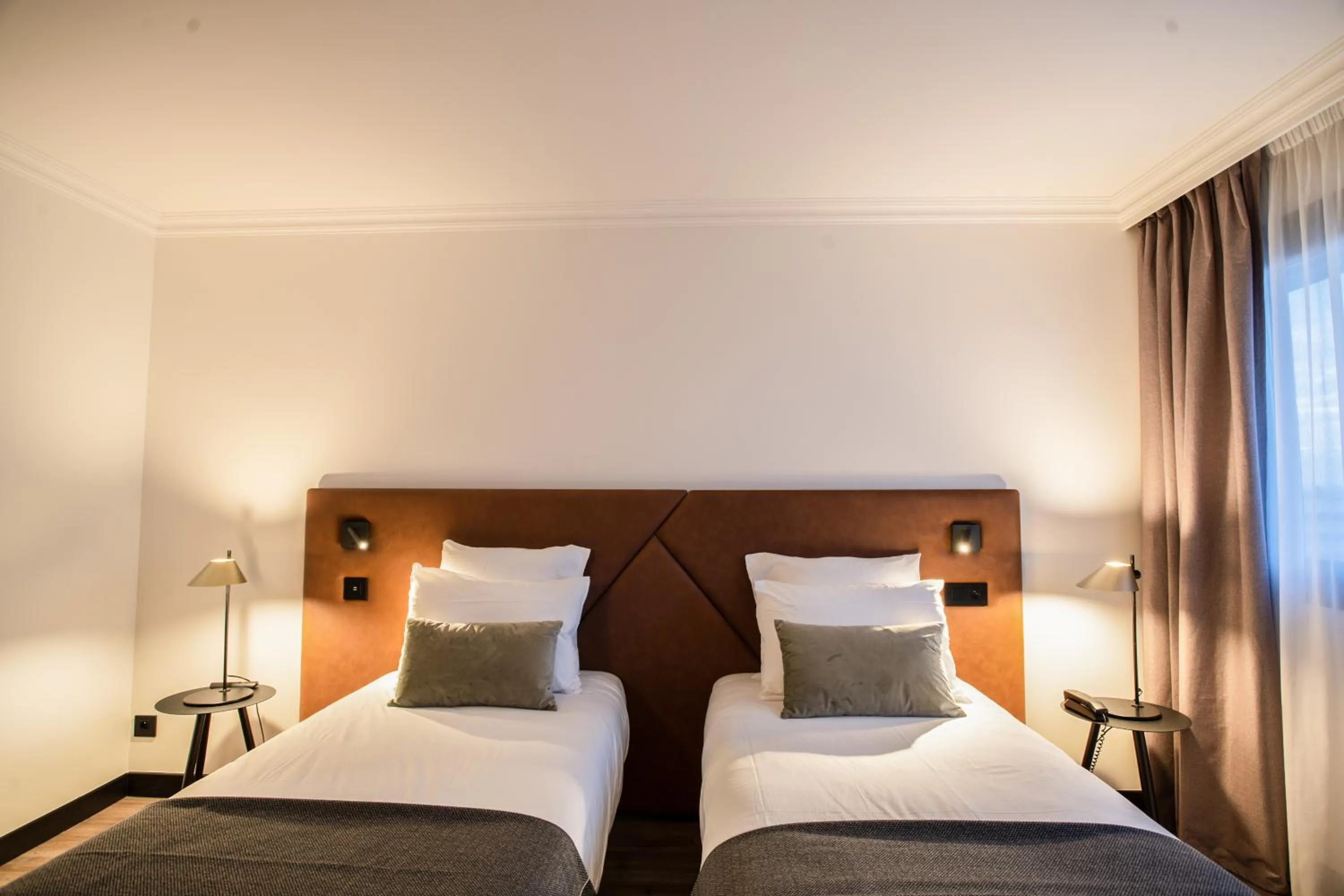 Bed in Appart'City Collection Genève Aéroport - Ferney Voltaire