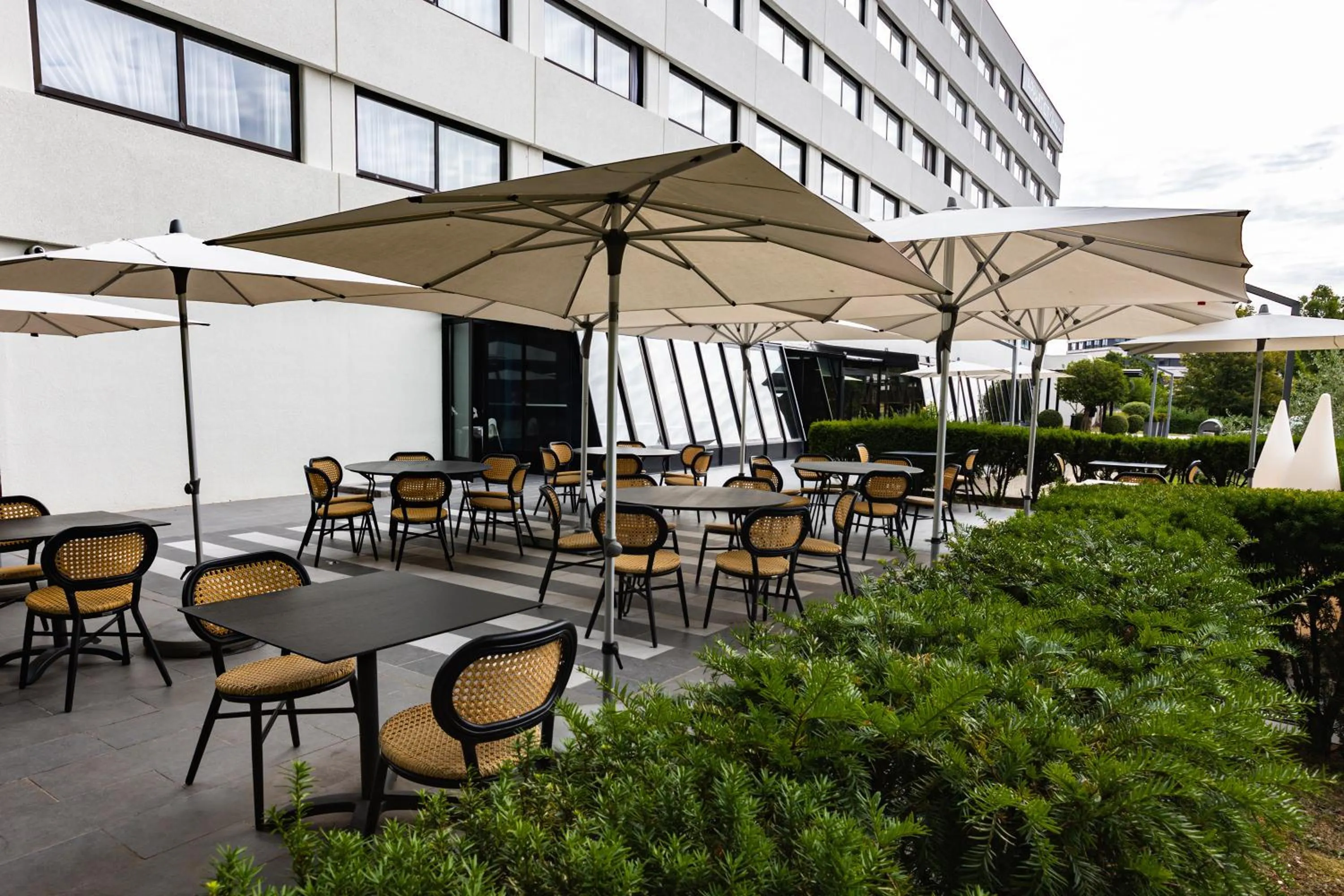 Patio in Appart'City Collection Genève Aéroport - Ferney Voltaire