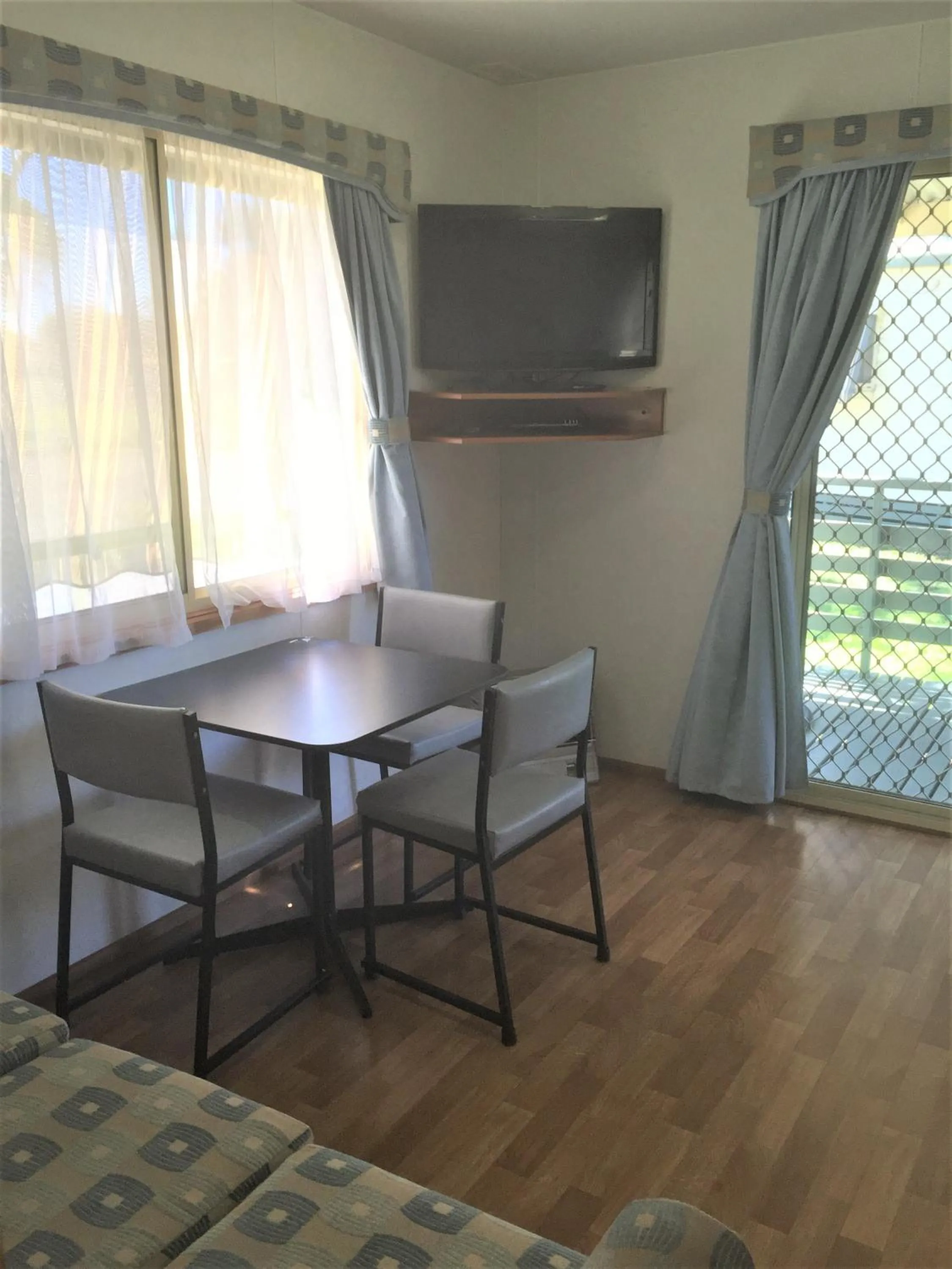Living room in Junee Tourist Park