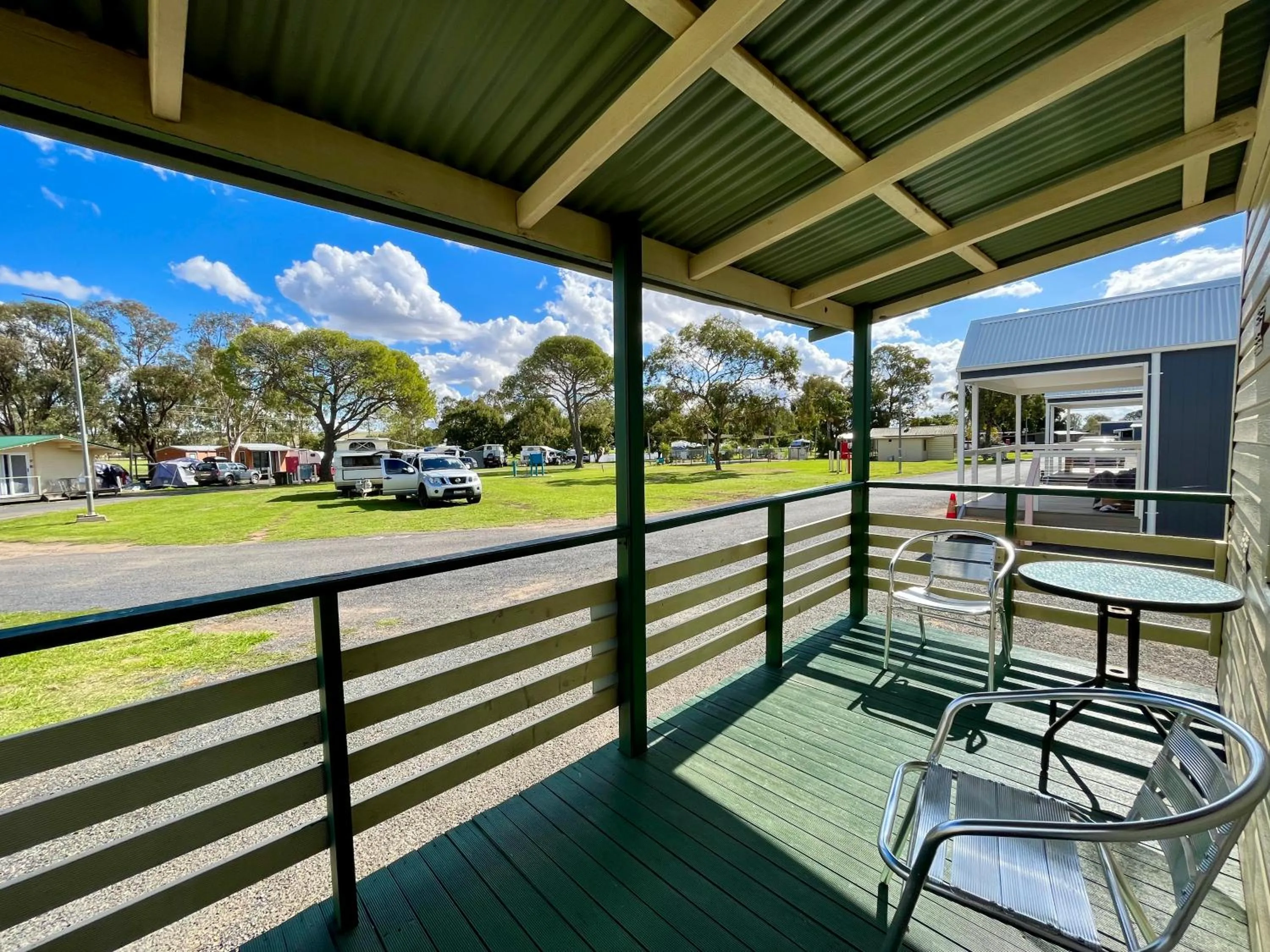 Balcony/Terrace in Junee Tourist Park