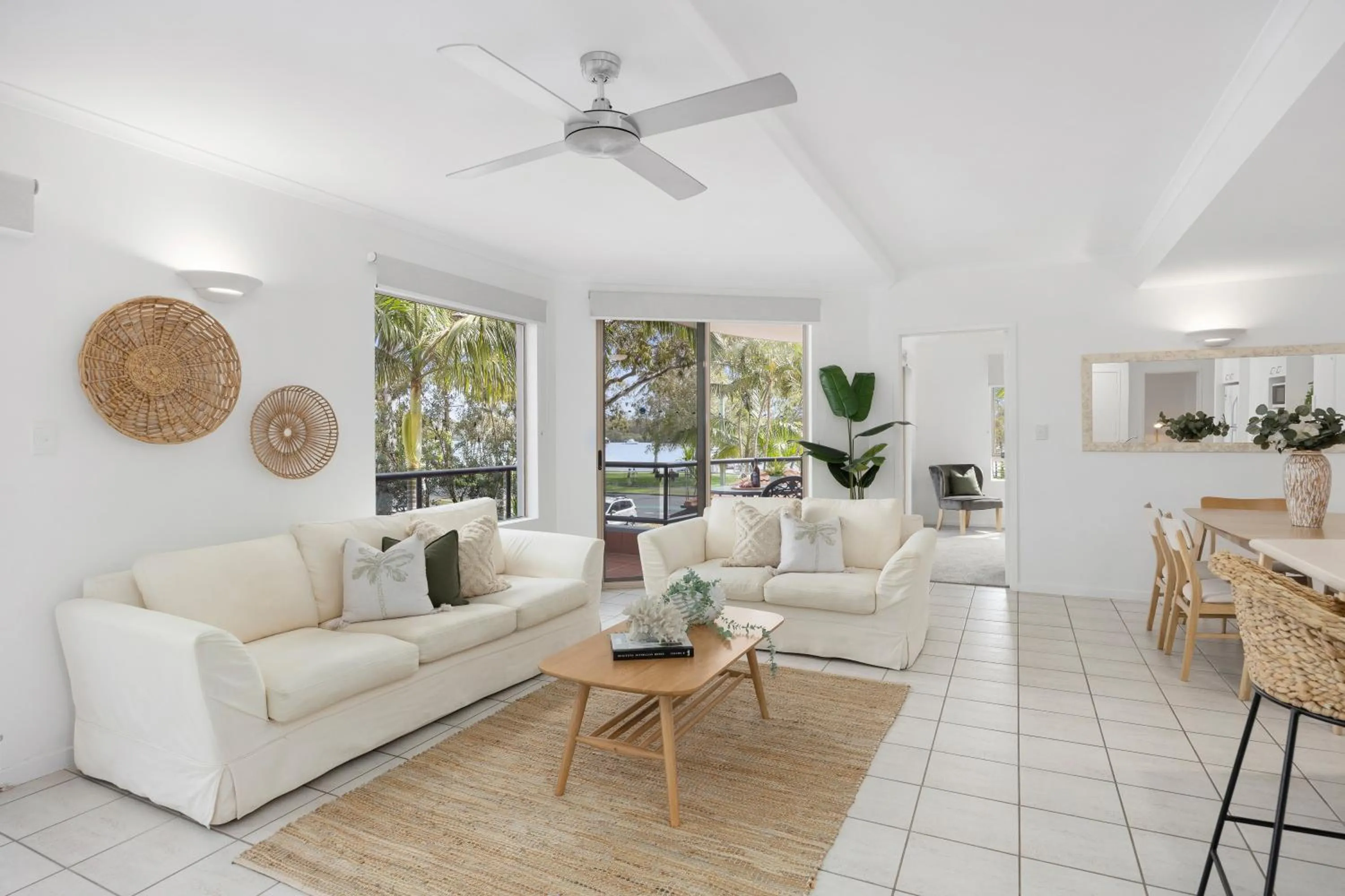 Living room in Como Noosa