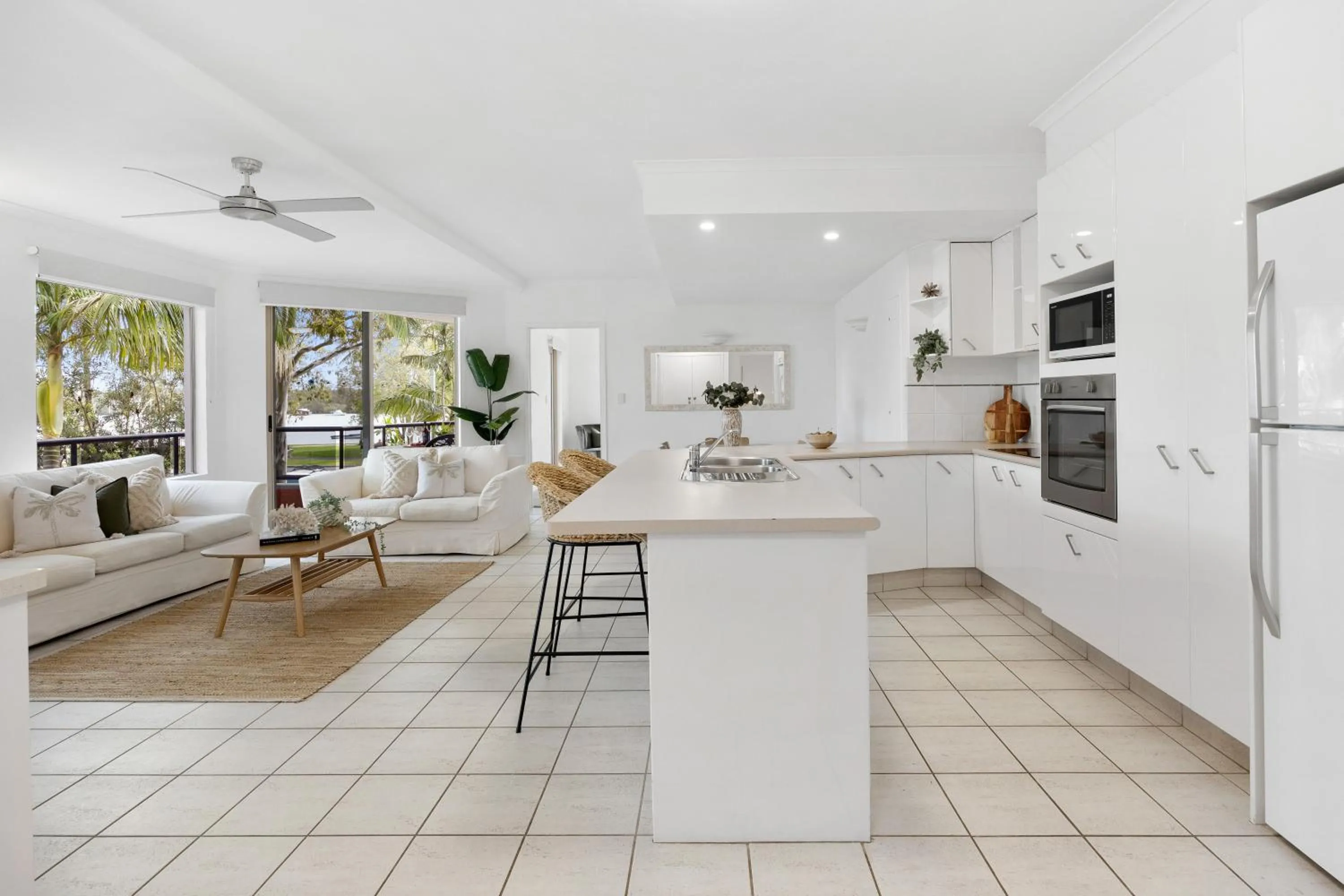 Living room in Como Noosa