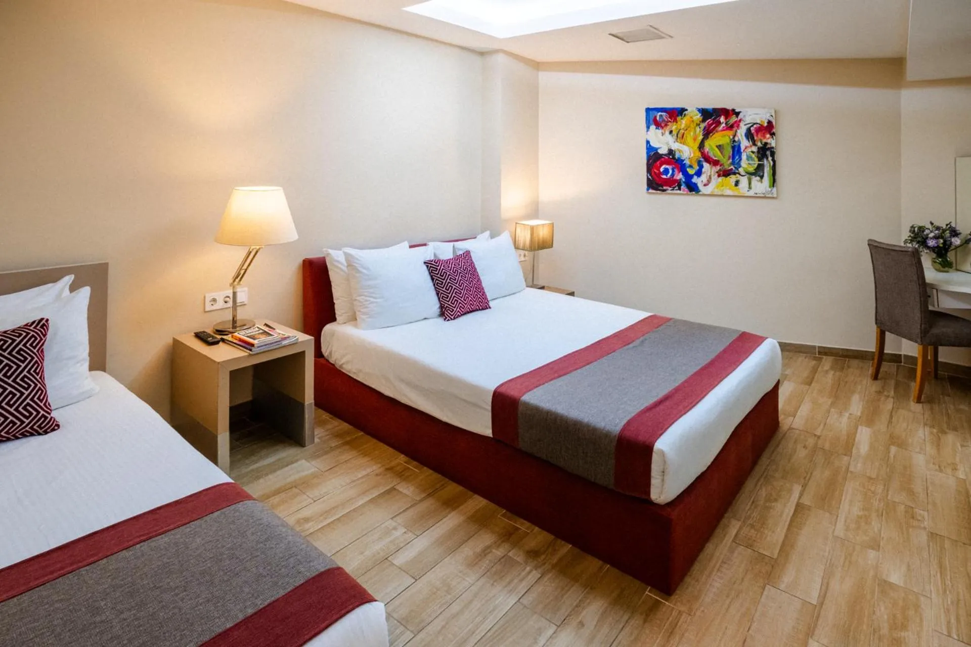 Bed in Cheya Sisli BNB Medical & Business City Center Tesvikiye Suites and Apartments