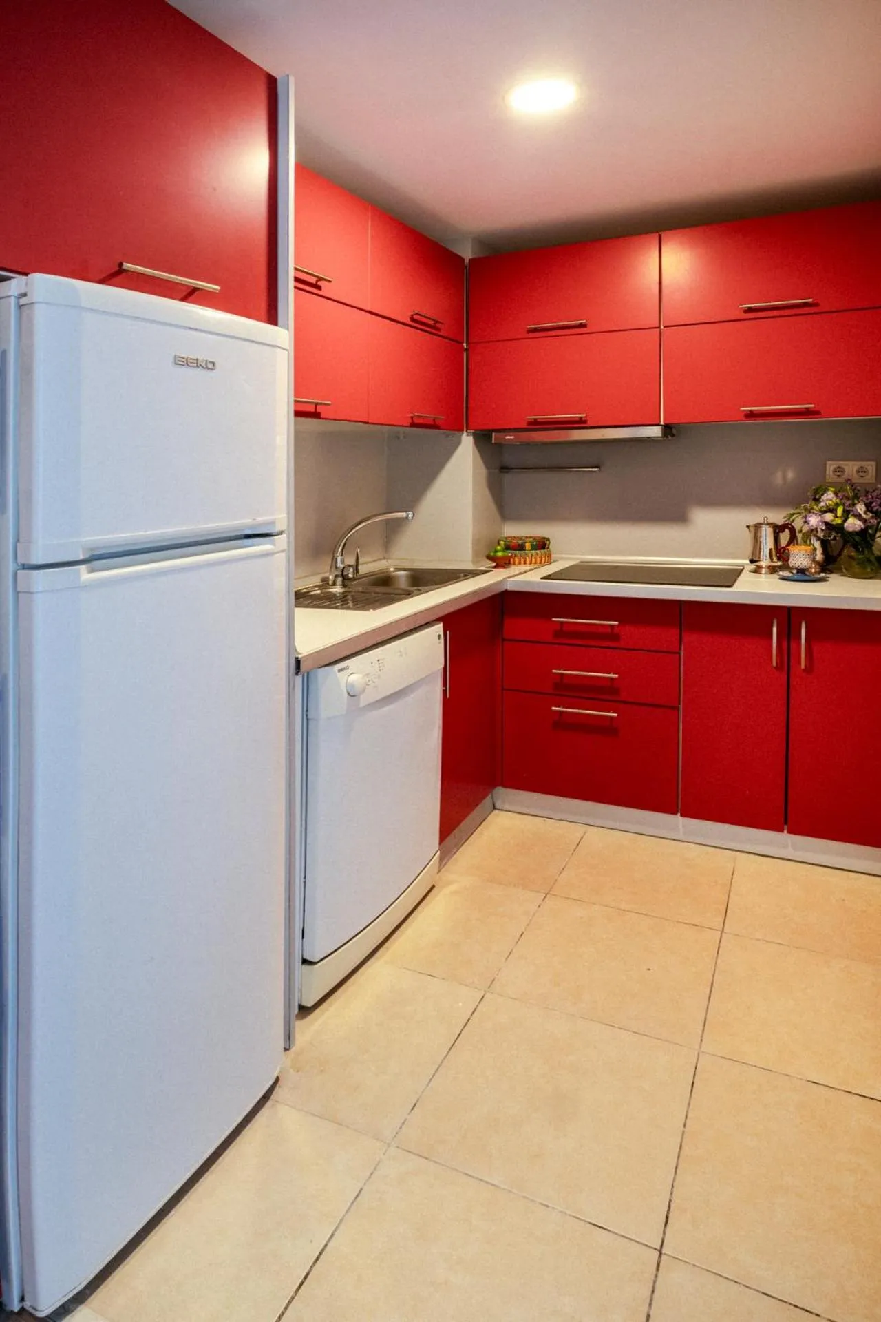 Kitchen or kitchenette in Cheya Sisli BNB Medical & Business City Center Tesvikiye Suites and Apartments