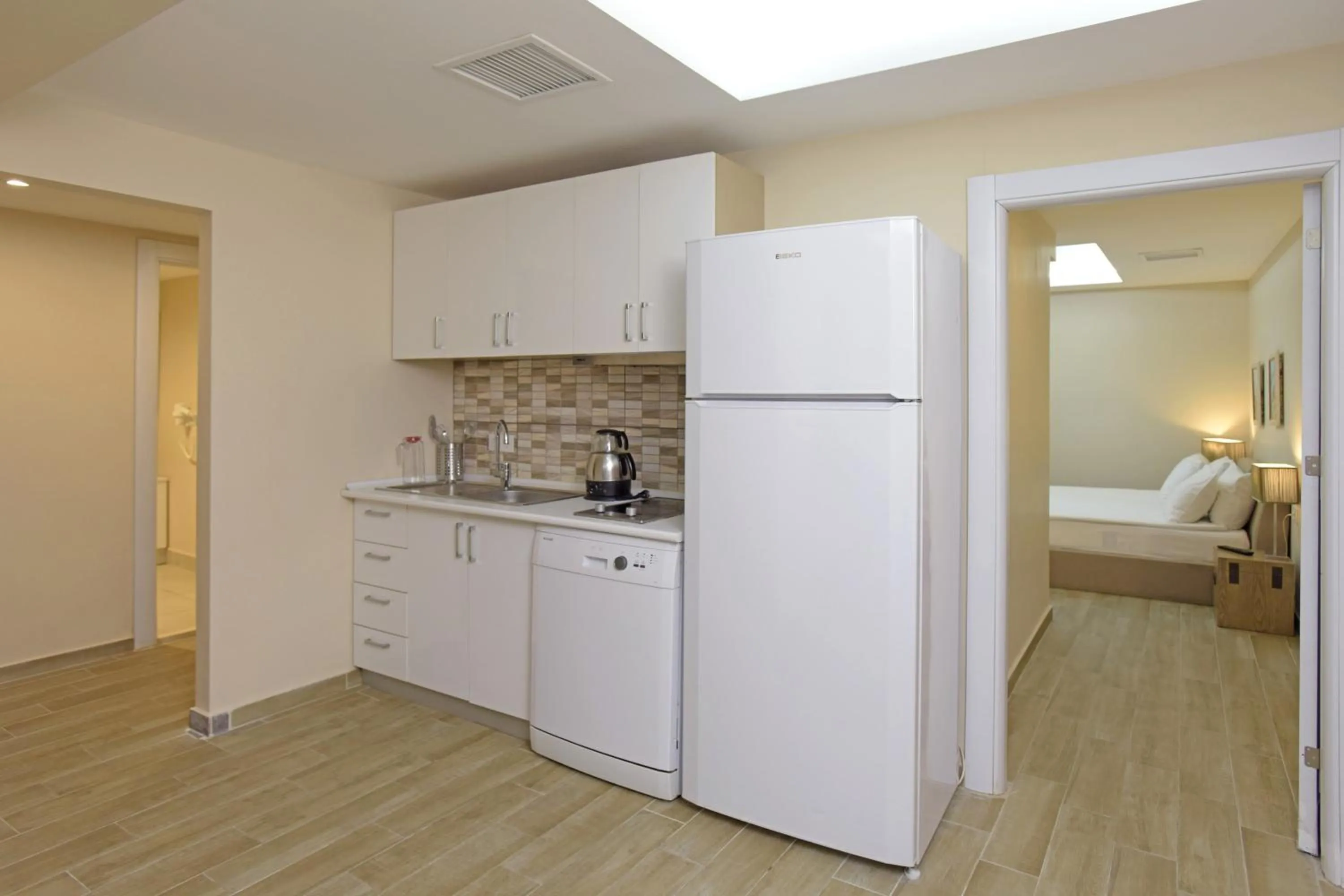 Kitchen or kitchenette in Cheya Sisli BNB Medical & Business City Center Tesvikiye Suites and Apartments