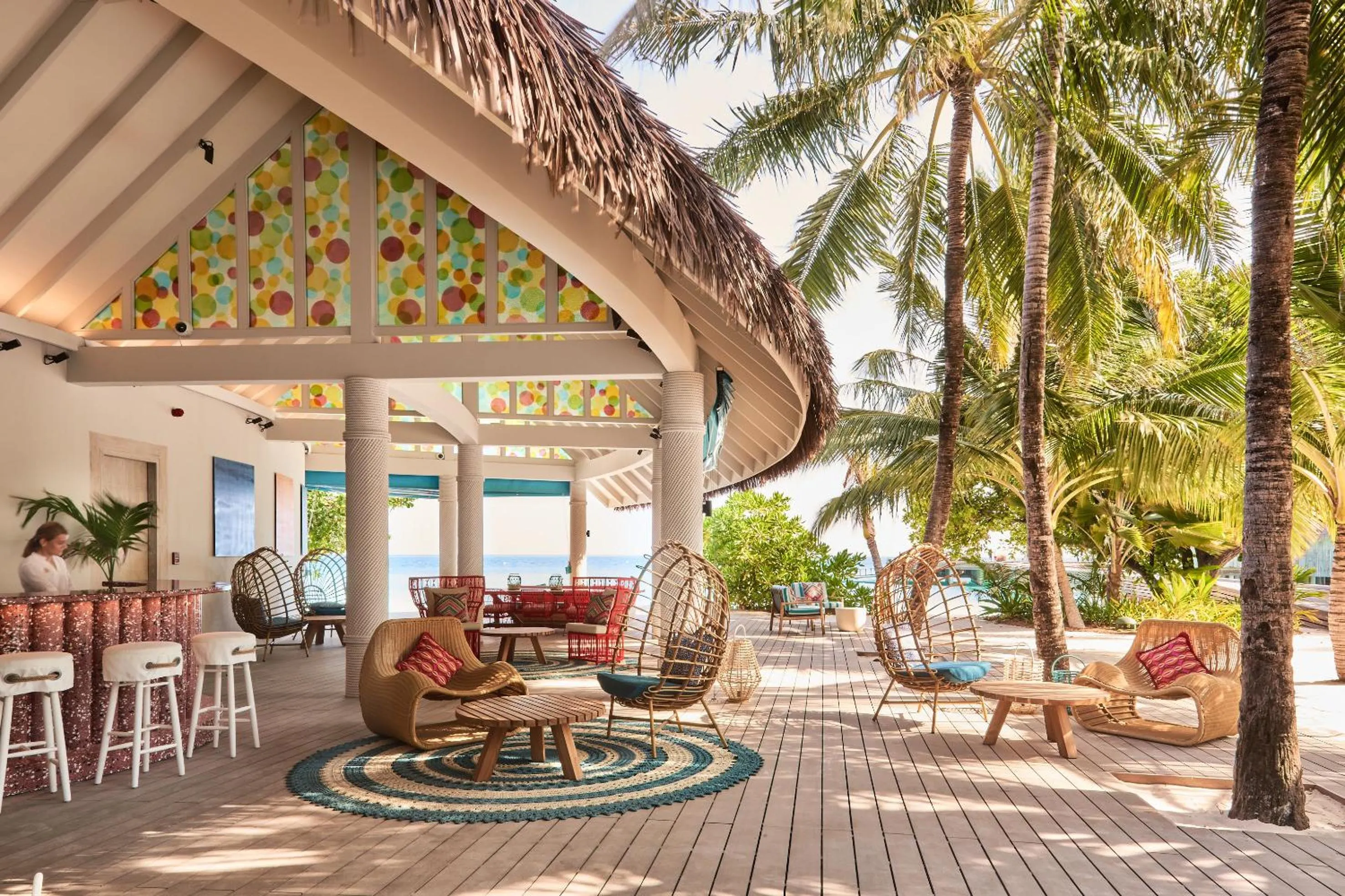 Lobby or reception in Finolhu, A Seaside Collection Resort, a Member of Design Hotels