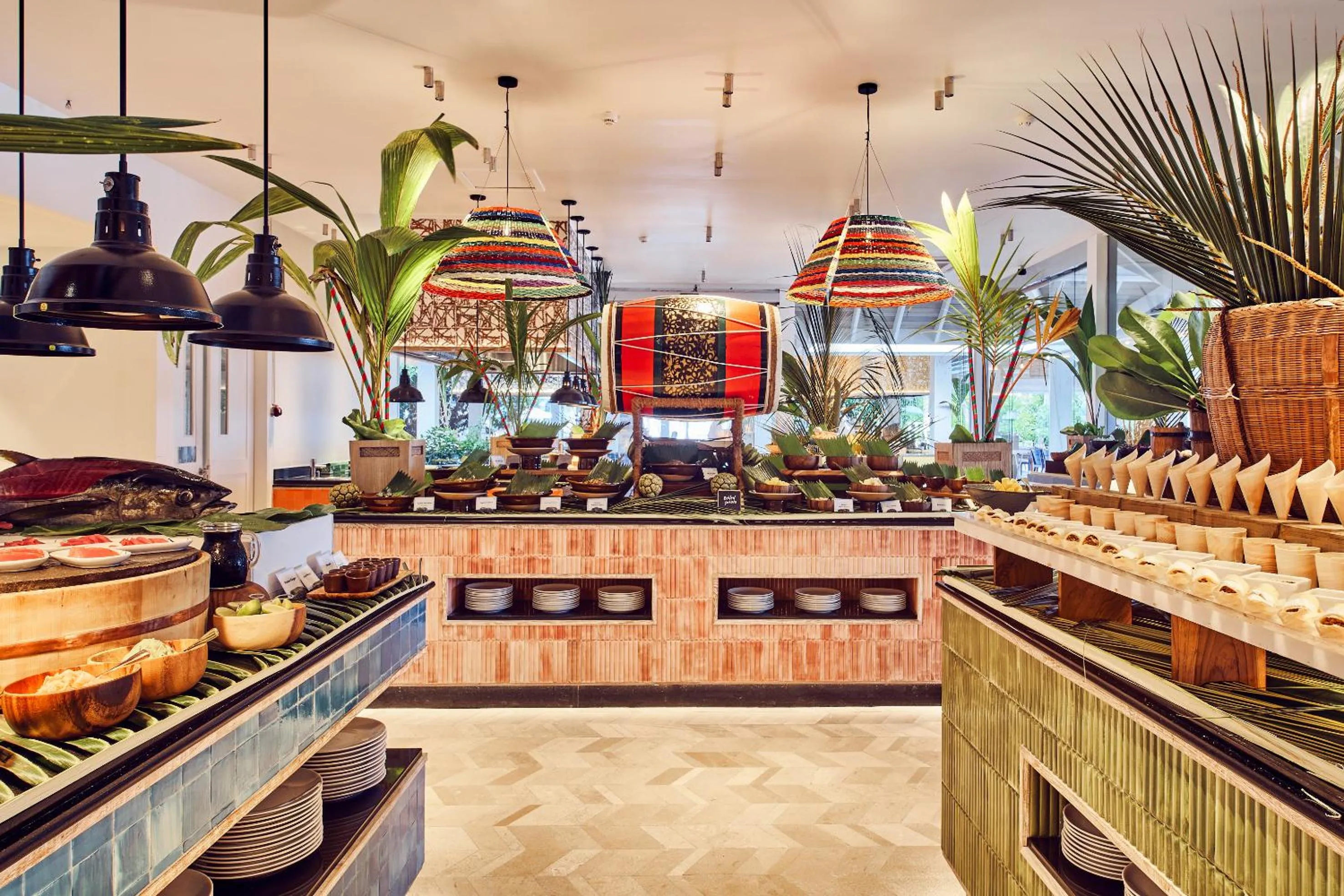 Restaurant/places to eat in Finolhu, A Seaside Collection Resort, a Member of Design Hotels