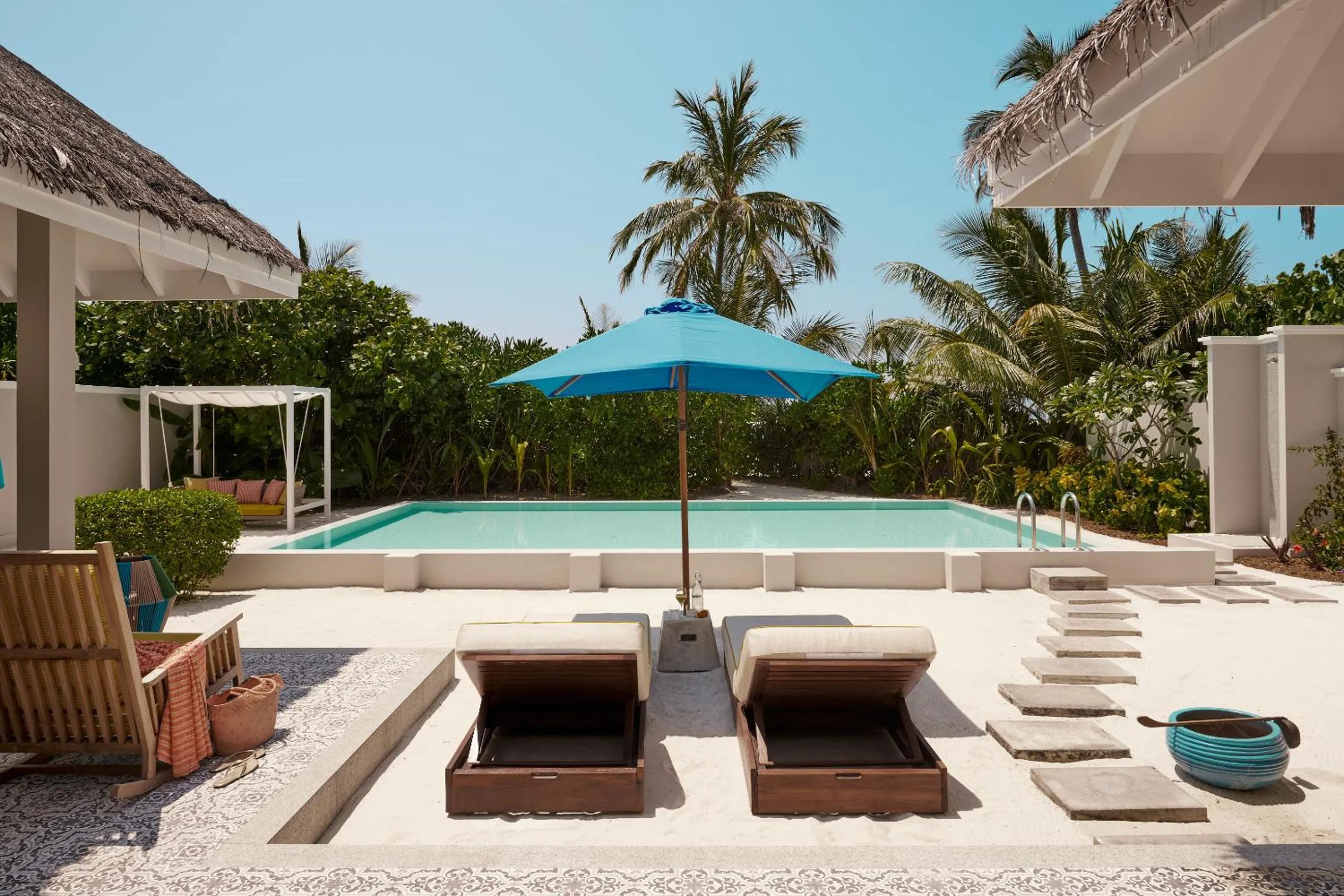 Swimming pool in Finolhu, A Seaside Collection Resort, a Member of Design Hotels