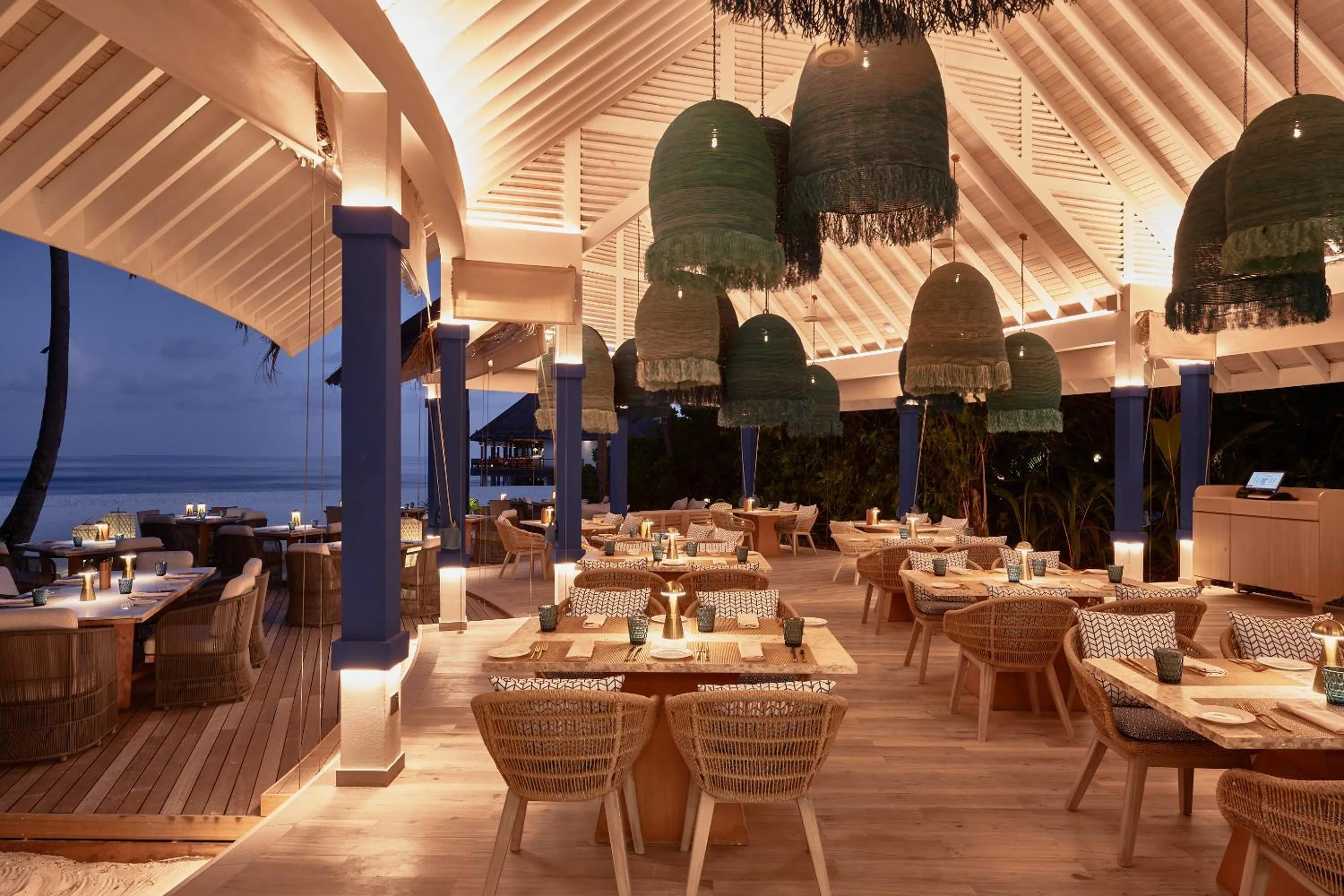 Restaurant/places to eat in Finolhu, A Seaside Collection Resort, a Member of Design Hotels