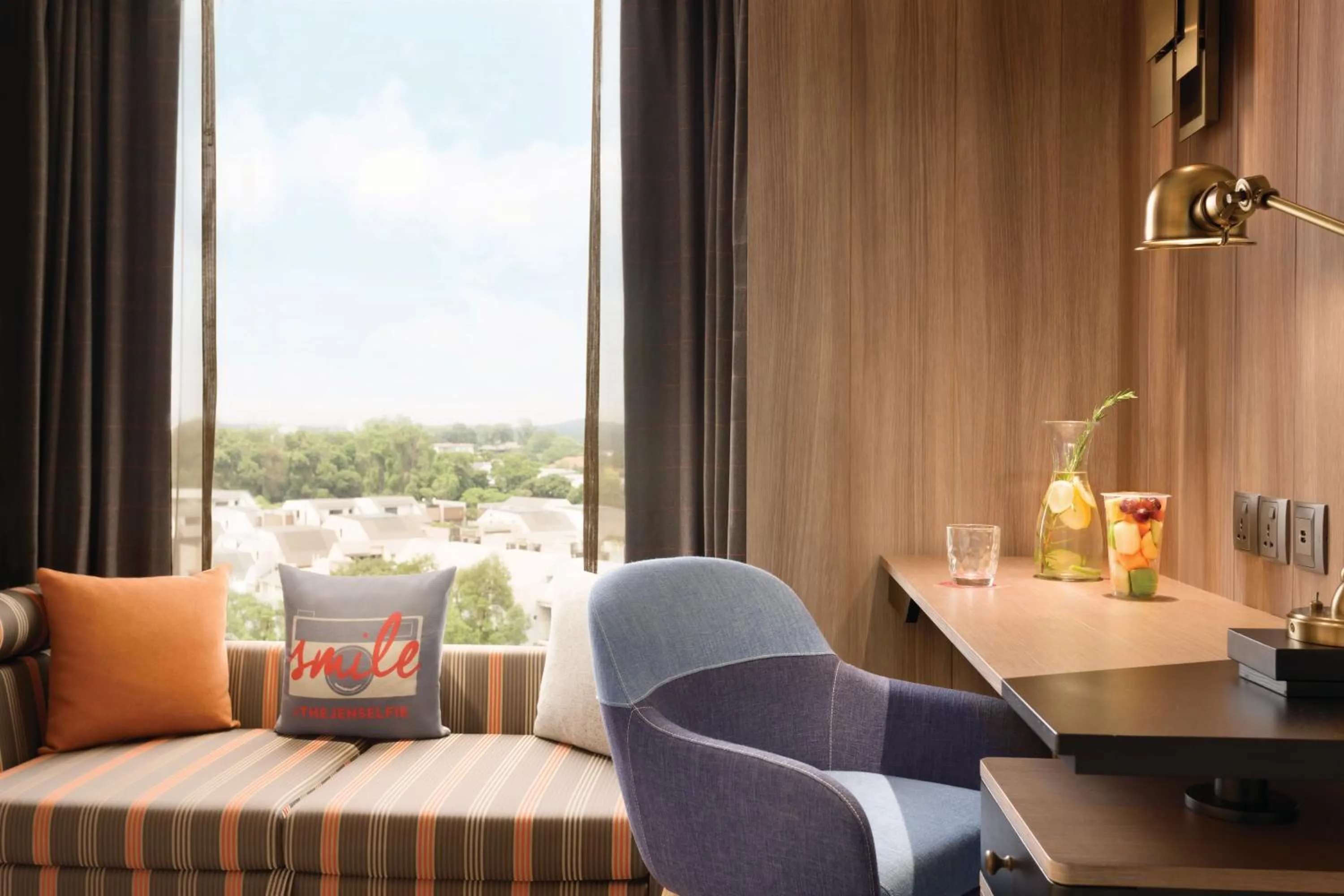 Seating area in JEN Singapore Tanglin by Shangri-La