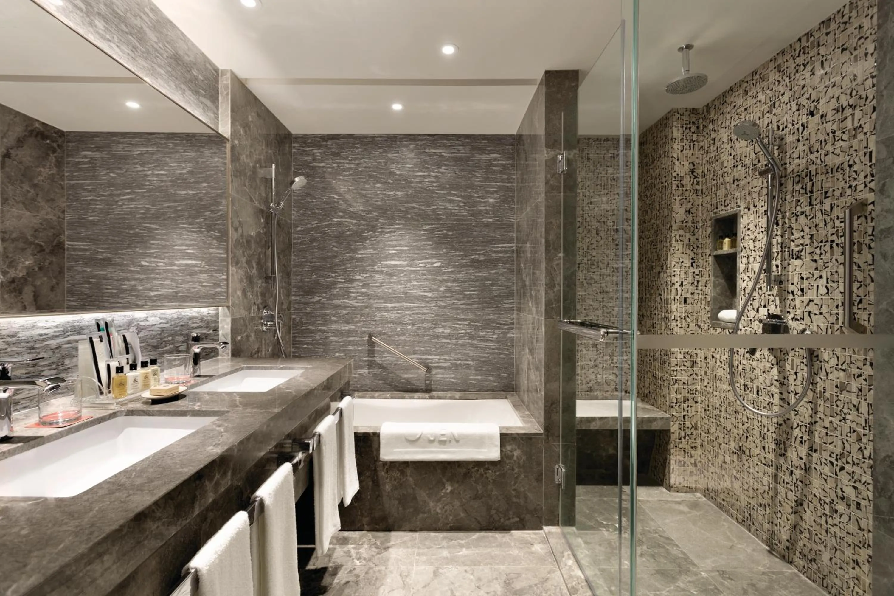 Bathroom in JEN Singapore Tanglin by Shangri-La