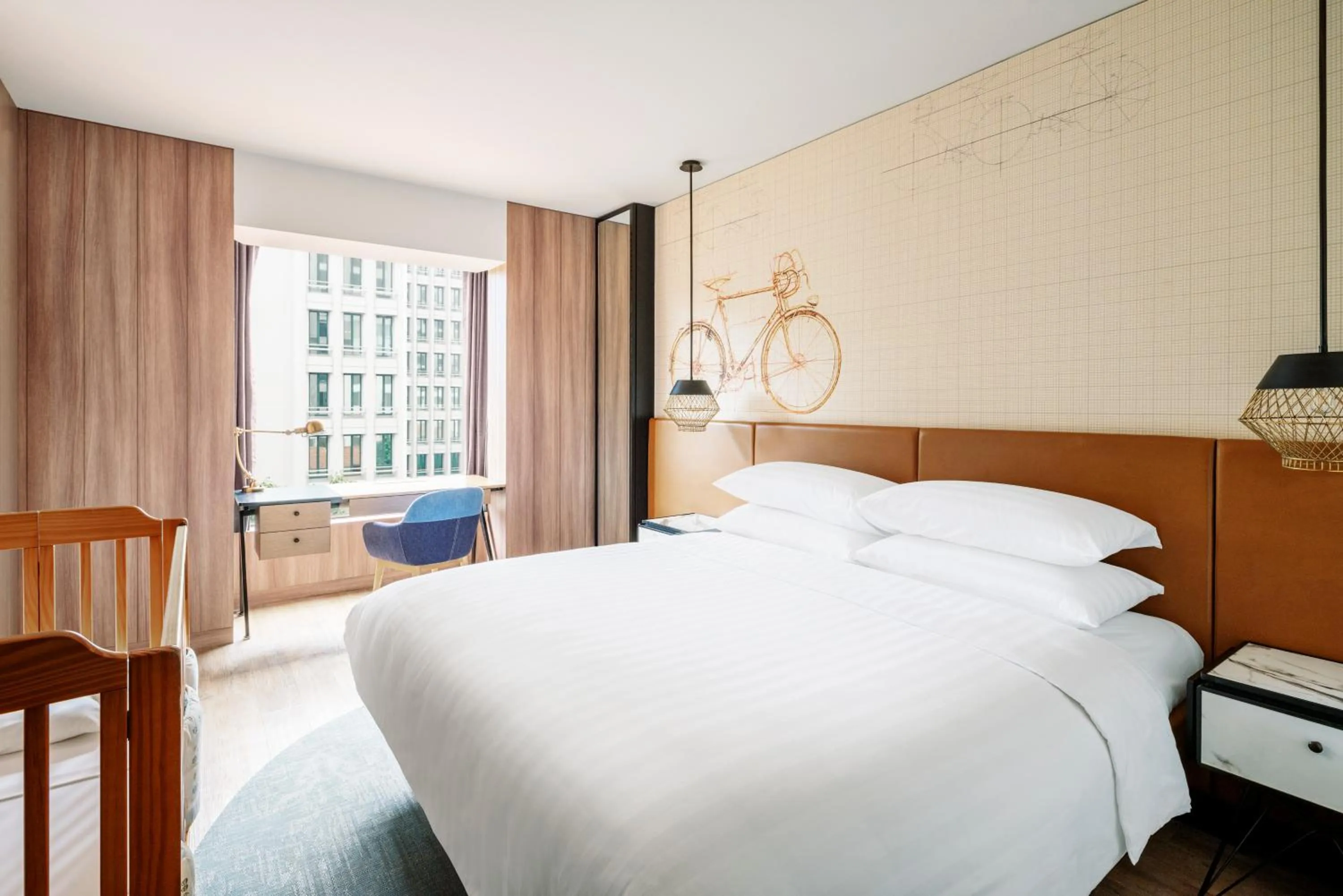 Bed in JEN Singapore Tanglin by Shangri-La