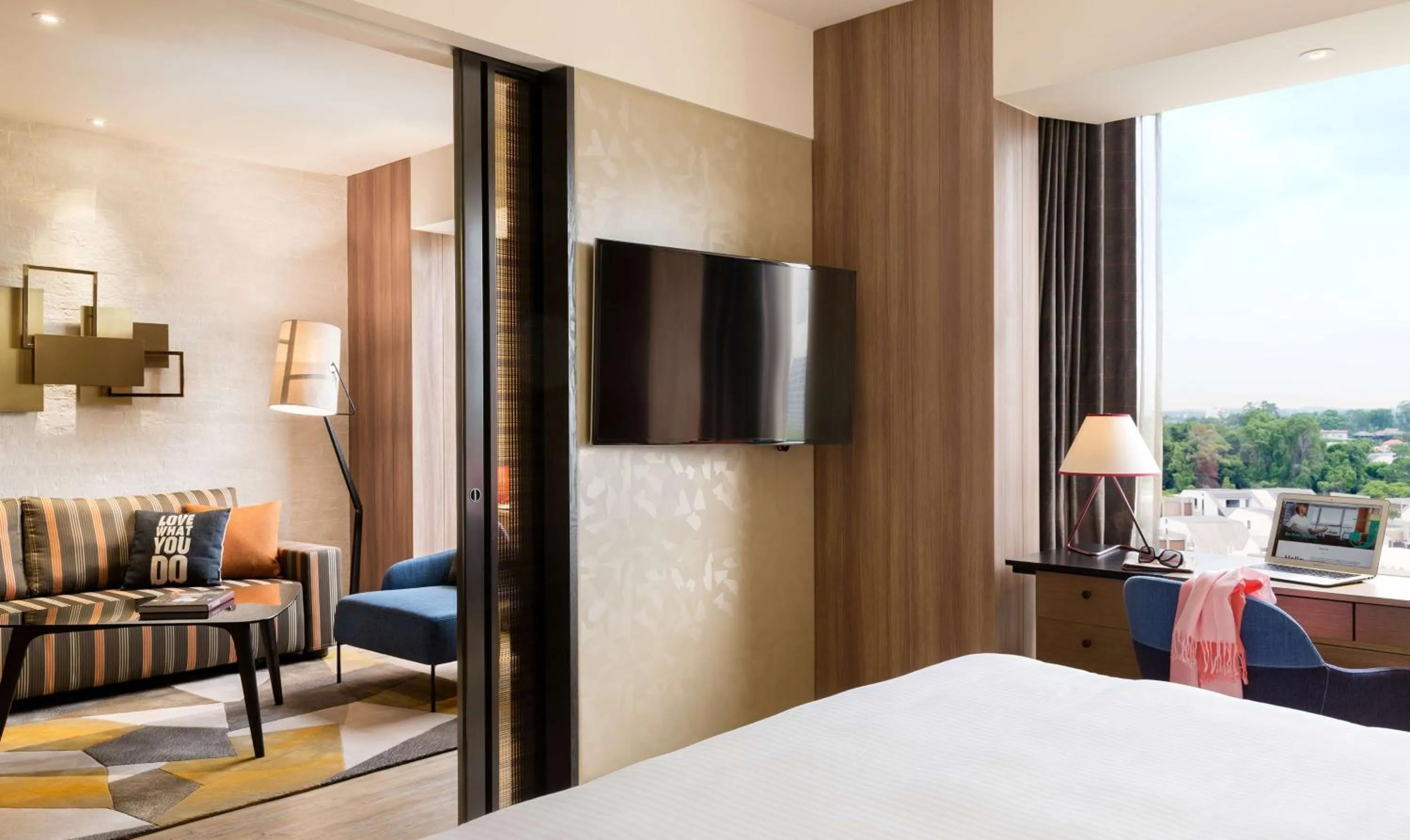 Bathroom, Bed in JEN Singapore Tanglin by Shangri-La