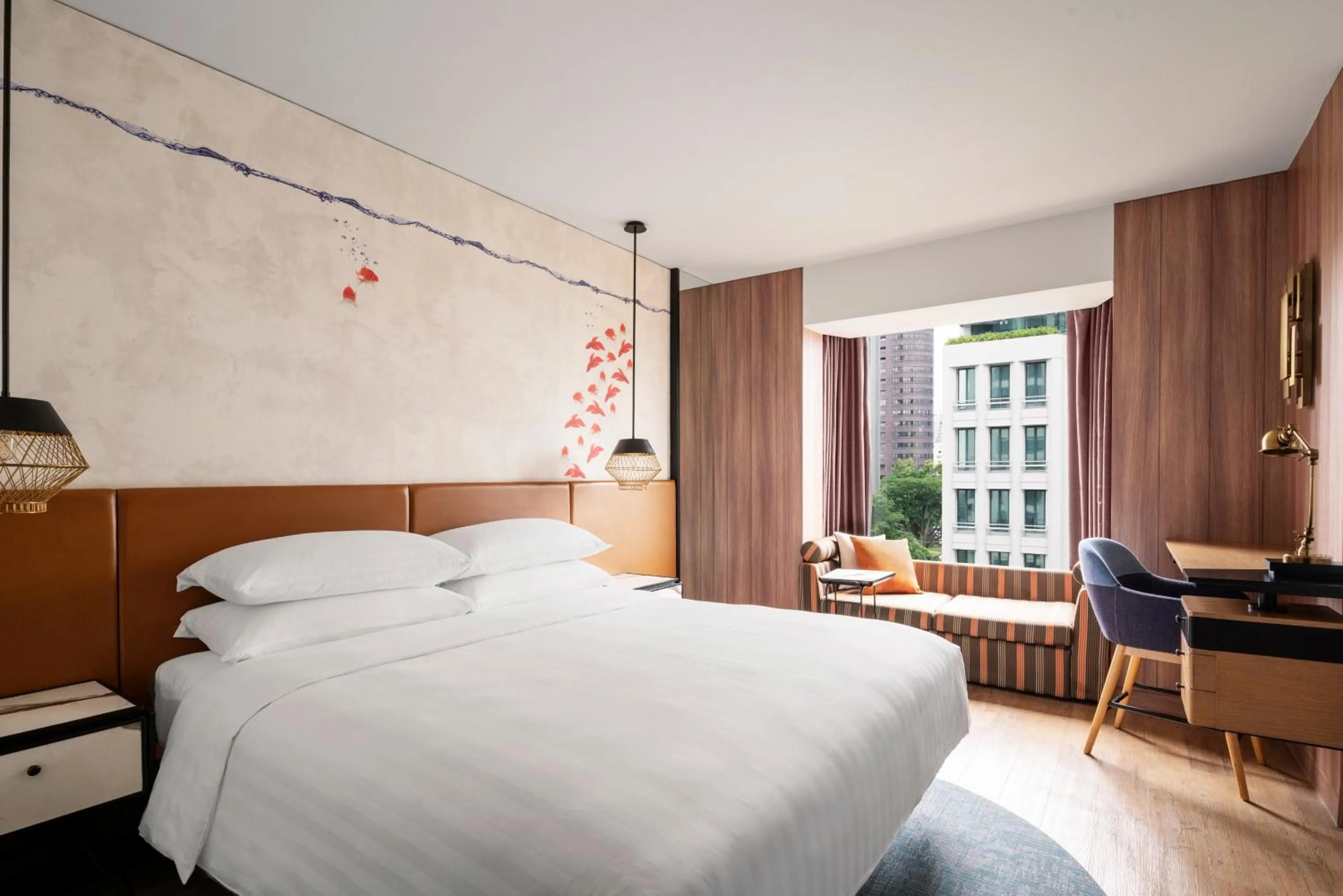 Bed in JEN Singapore Tanglin by Shangri-La