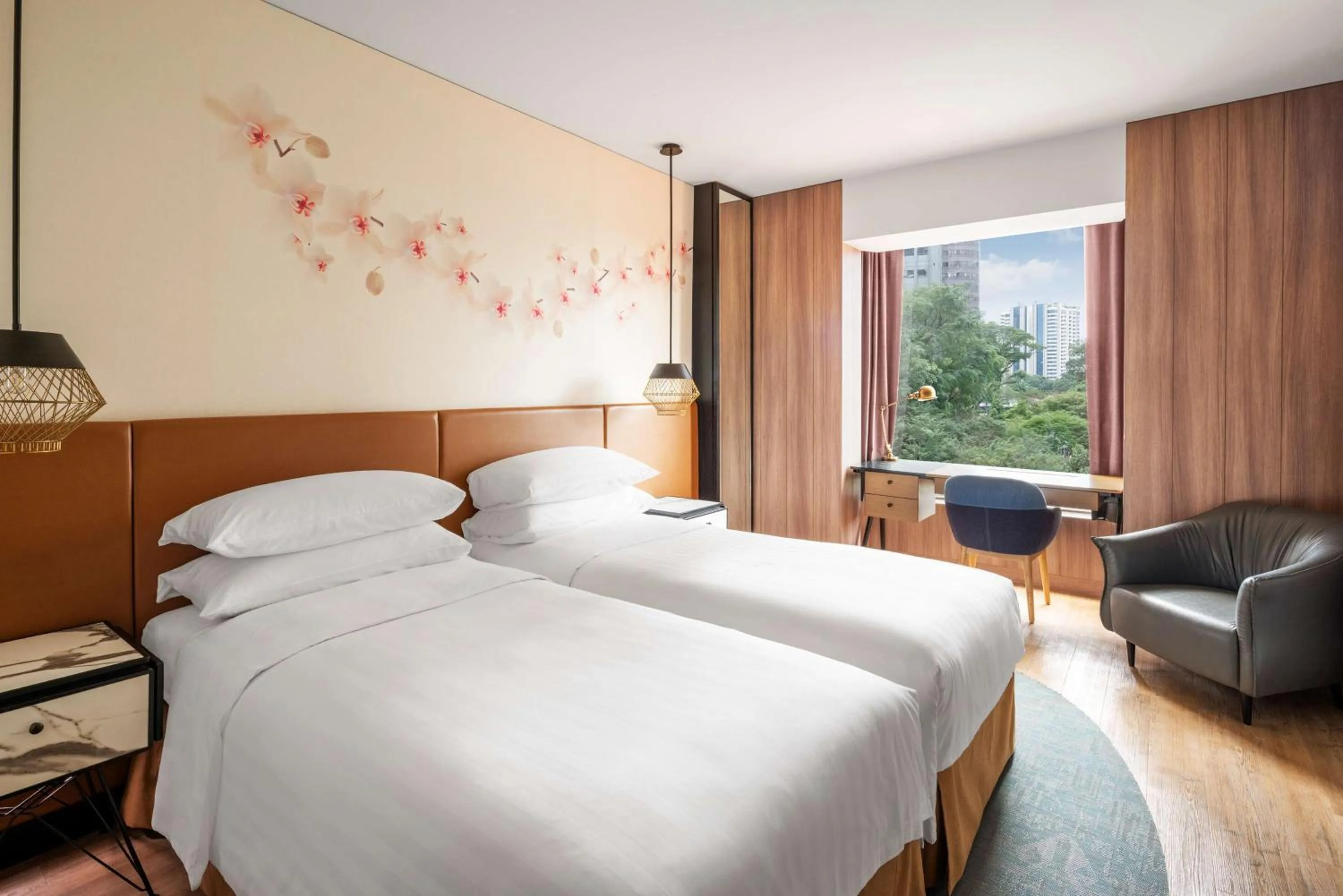 People, Bed in JEN Singapore Tanglin by Shangri-La