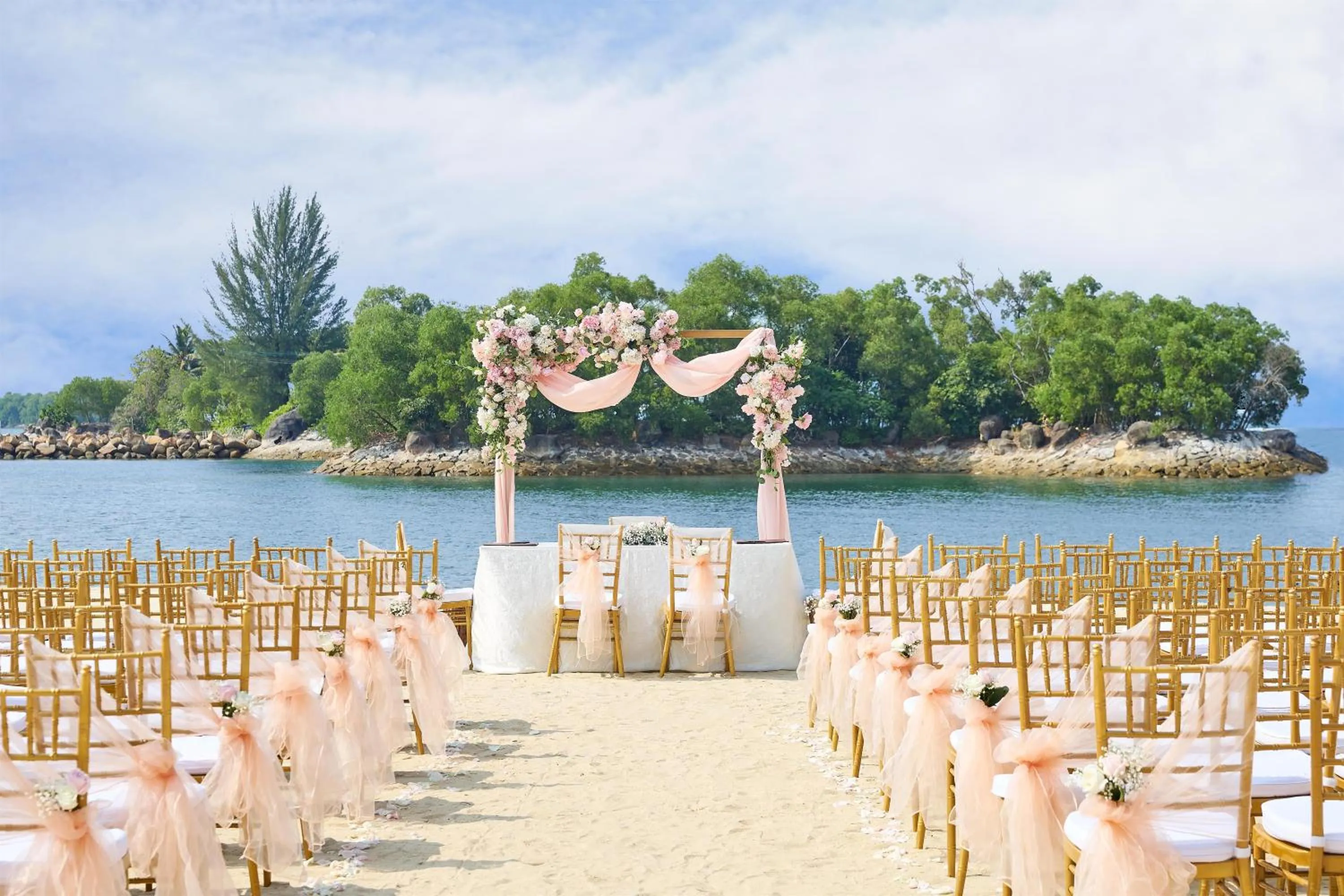 wedding in Shangri-La Rasa Sentosa, Singapore
