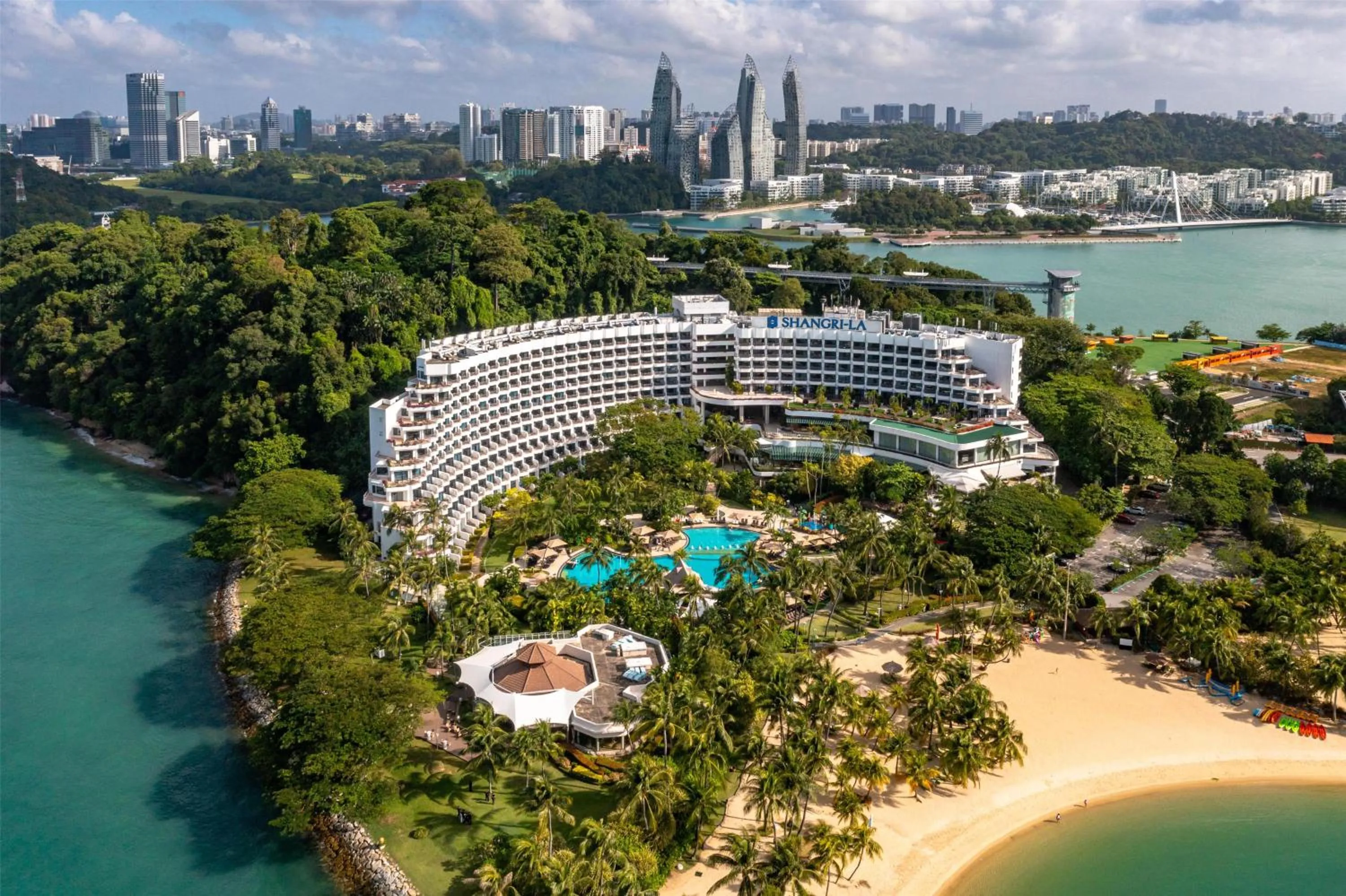 Property building in Shangri-La Rasa Sentosa, Singapore
