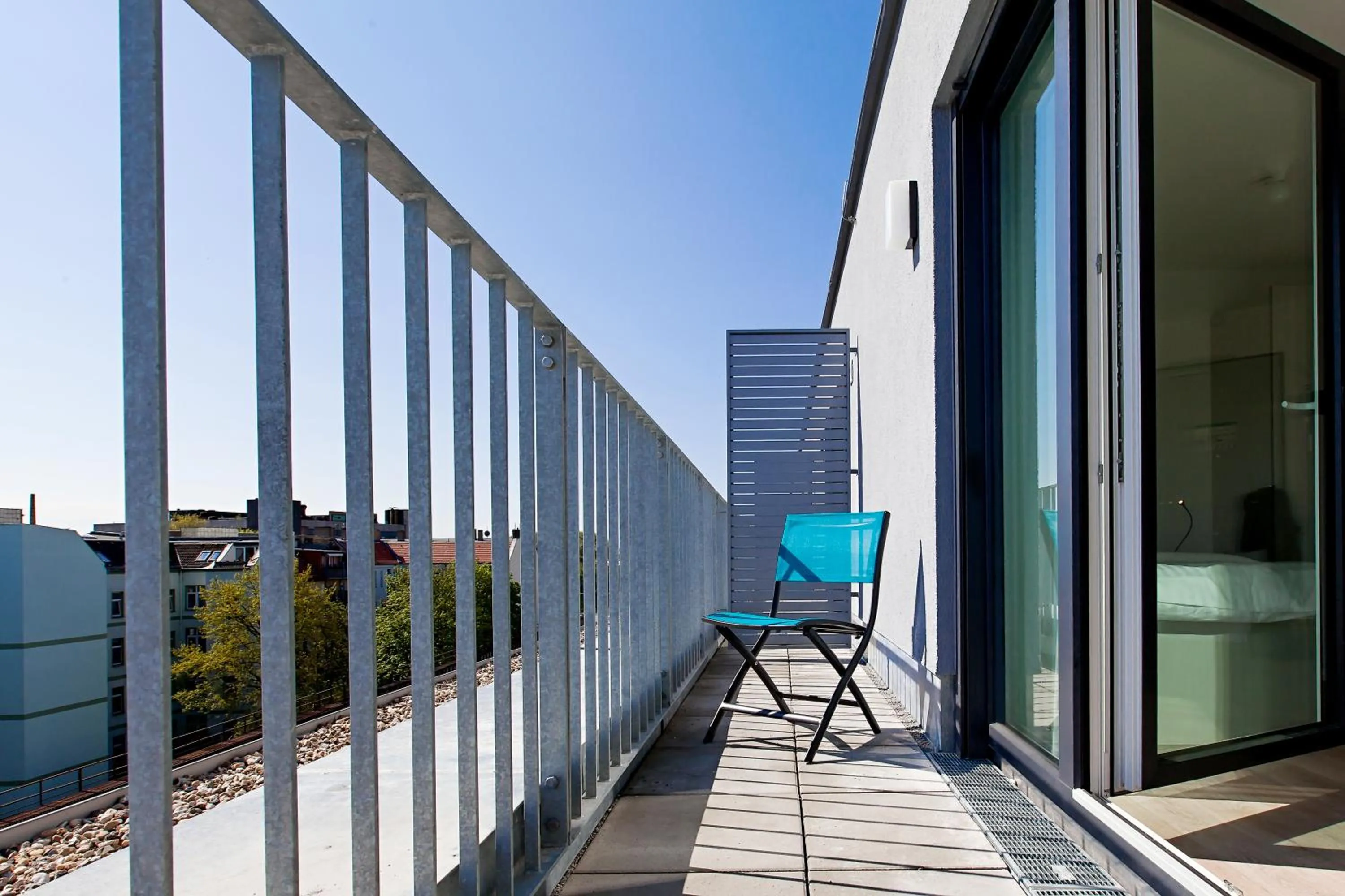 Balcony/Terrace in Spreepolis Boardinghaus