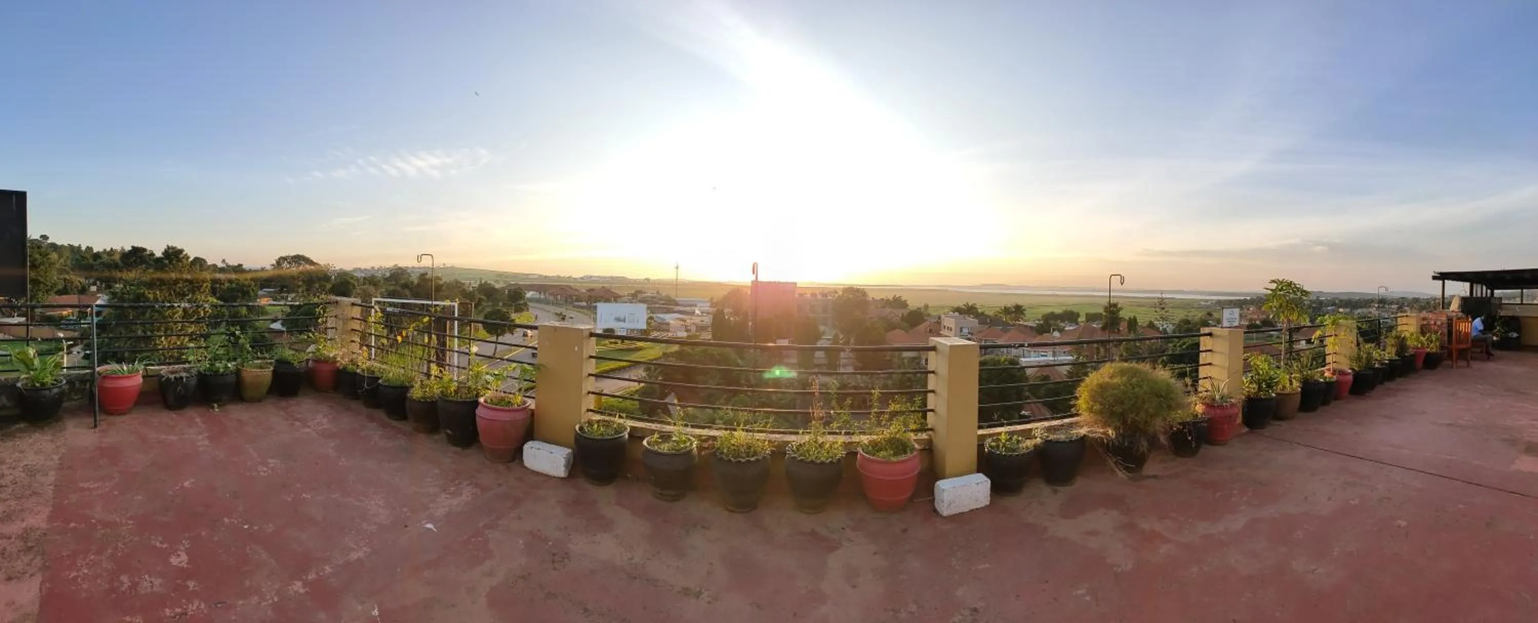 Sunset in Pulickal Airport Hotel